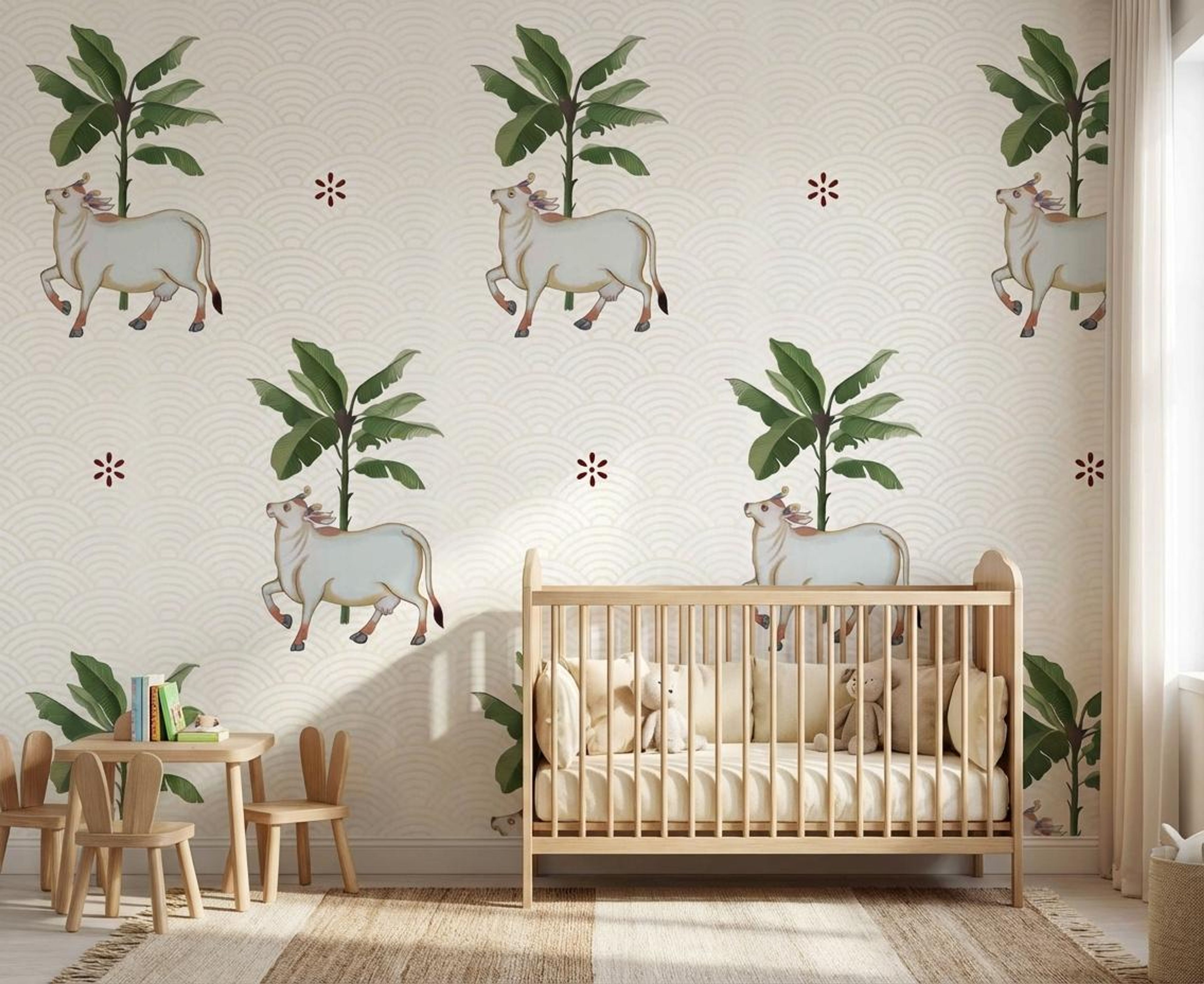 Sacred serenity , Heritage Impressions, Wallpaper, 54 sft