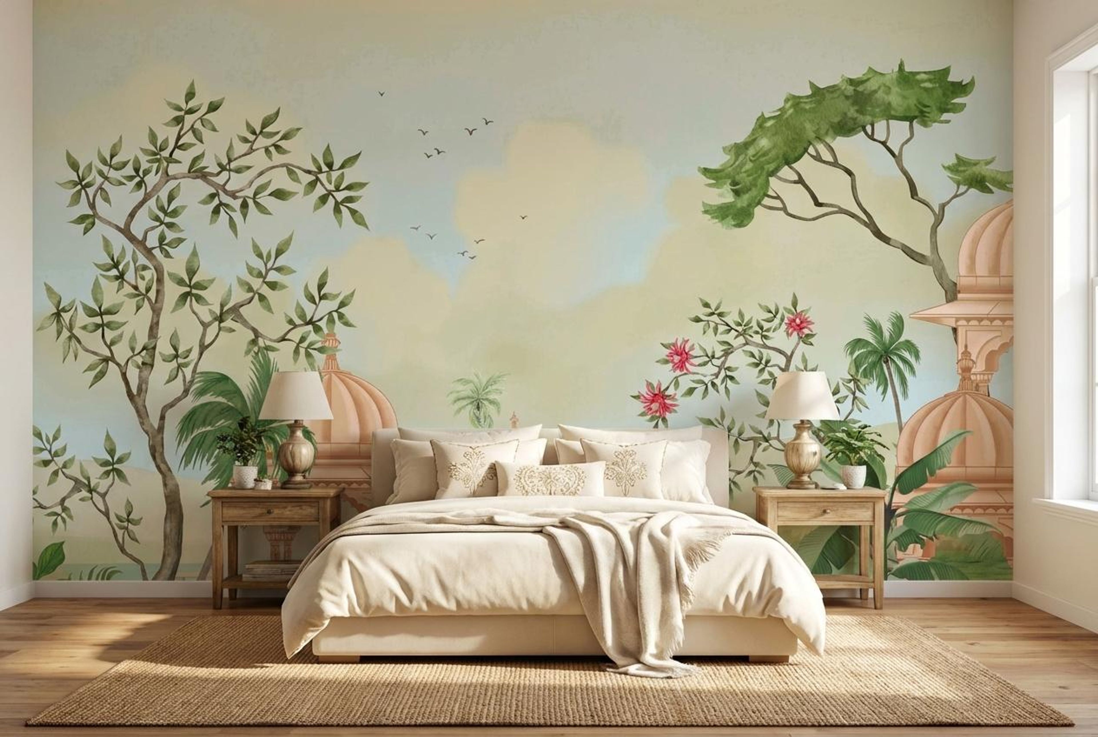 Garden of Royal Feathers, Heritage Impressions, Wallpaper, 54 sft