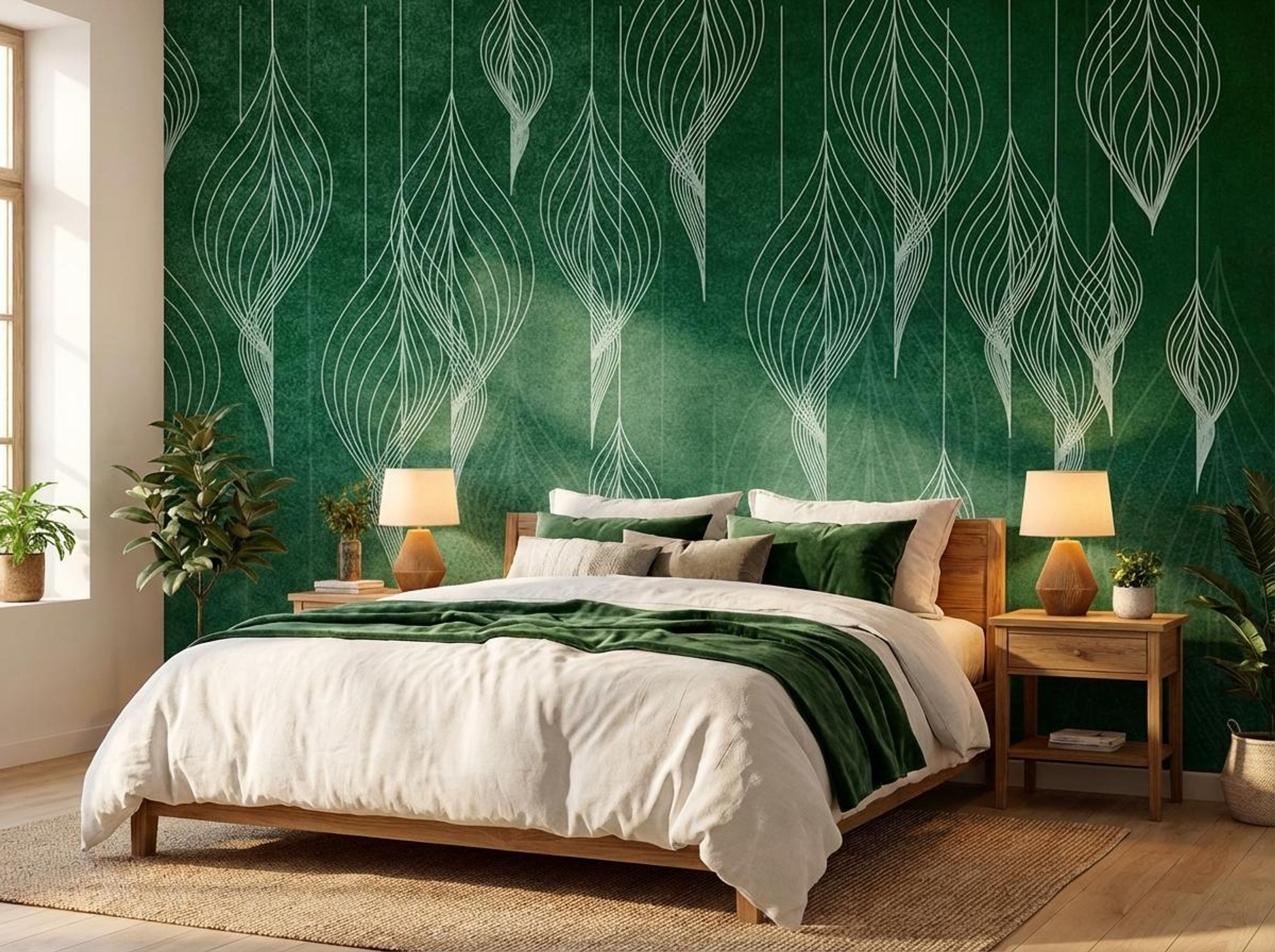 Blooming Fall, Botanical Tales, Wallpaper, 54 sft