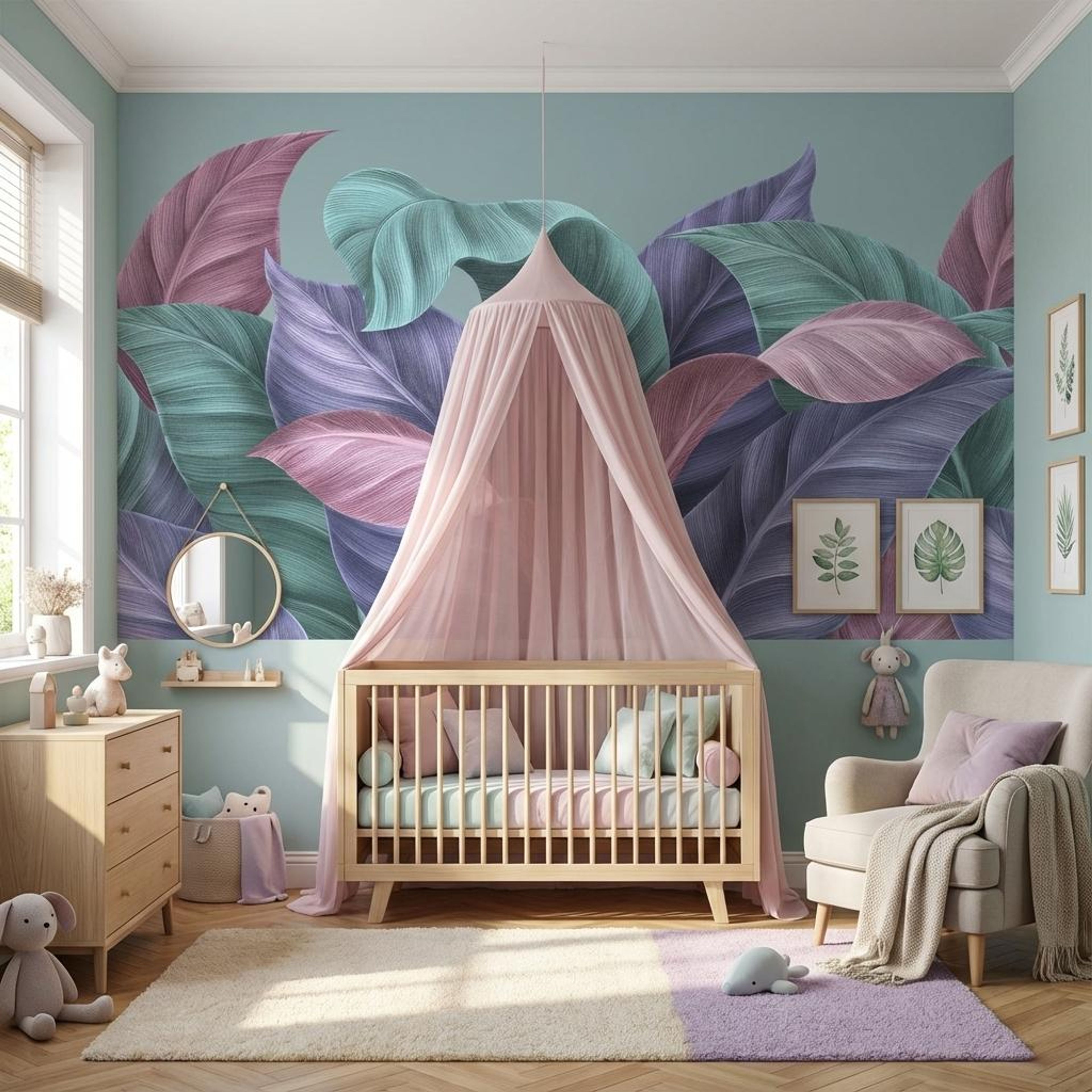 Rainbow Garden, Botanical Tales, Wallpaper, 58 sft