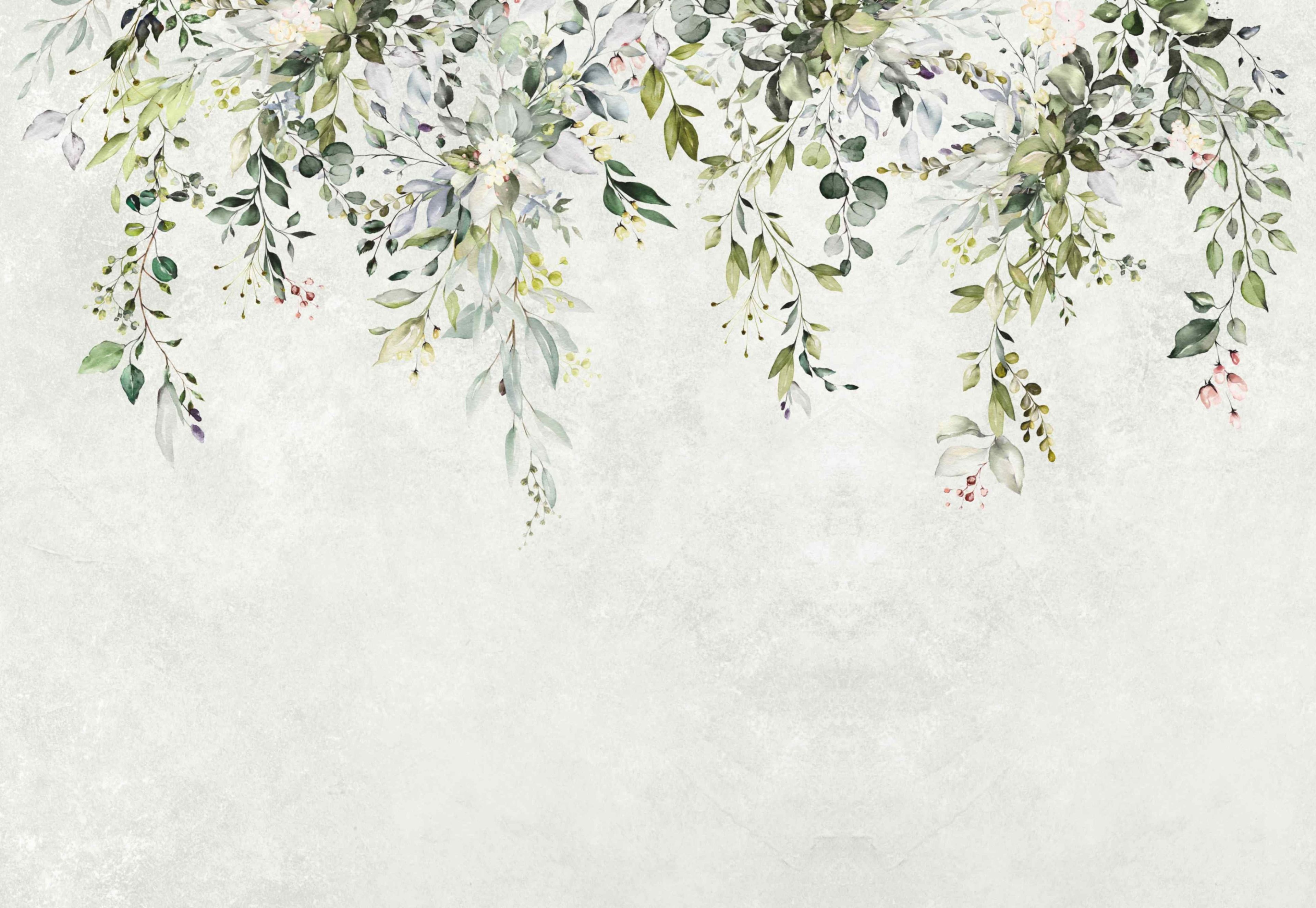 Soft Fall Symphony- Grey, Botanical Tales, Wallpaper, 54 sft