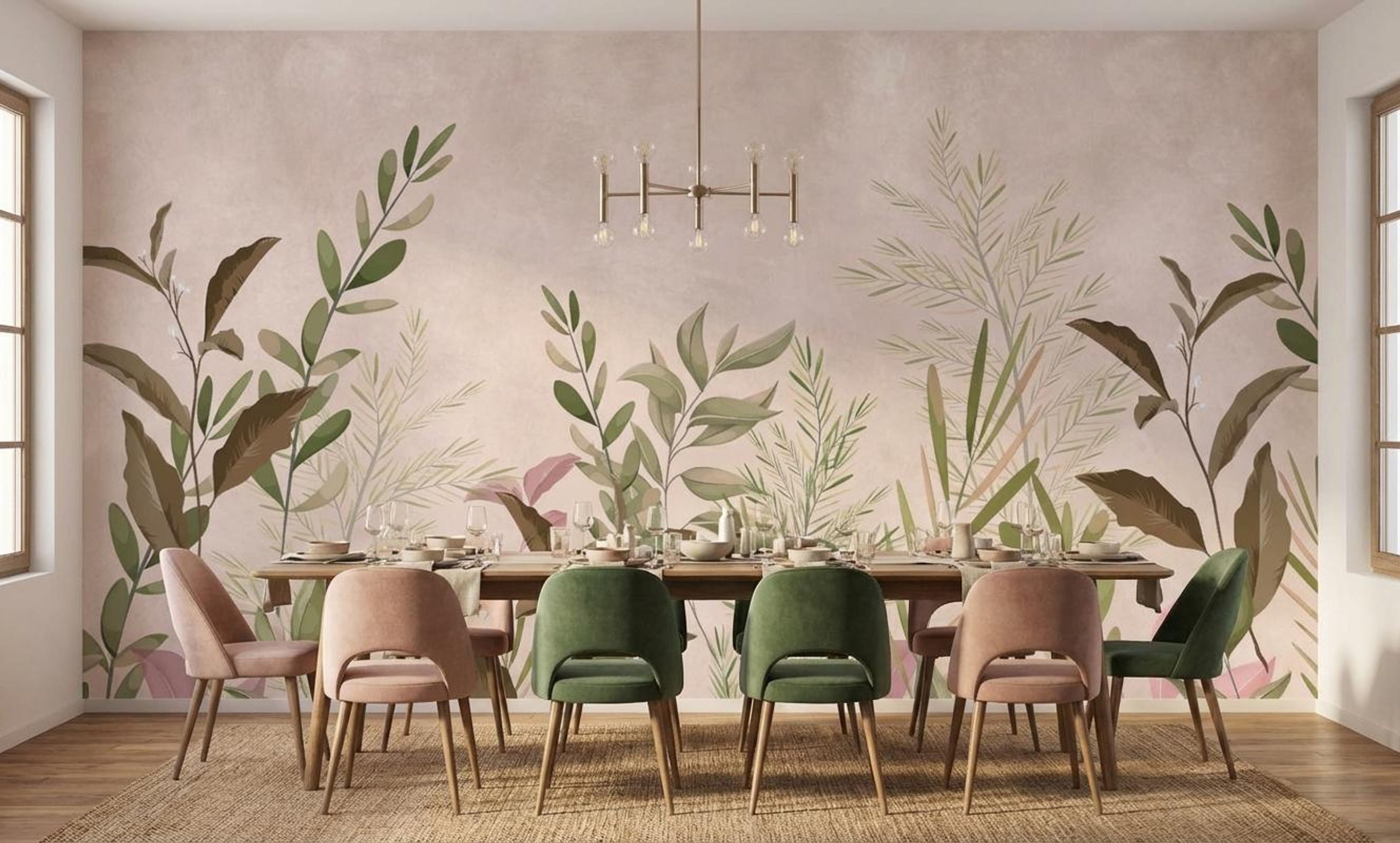 Tiny Terrace, Botanical Tales, Wallpaper, 54 sft