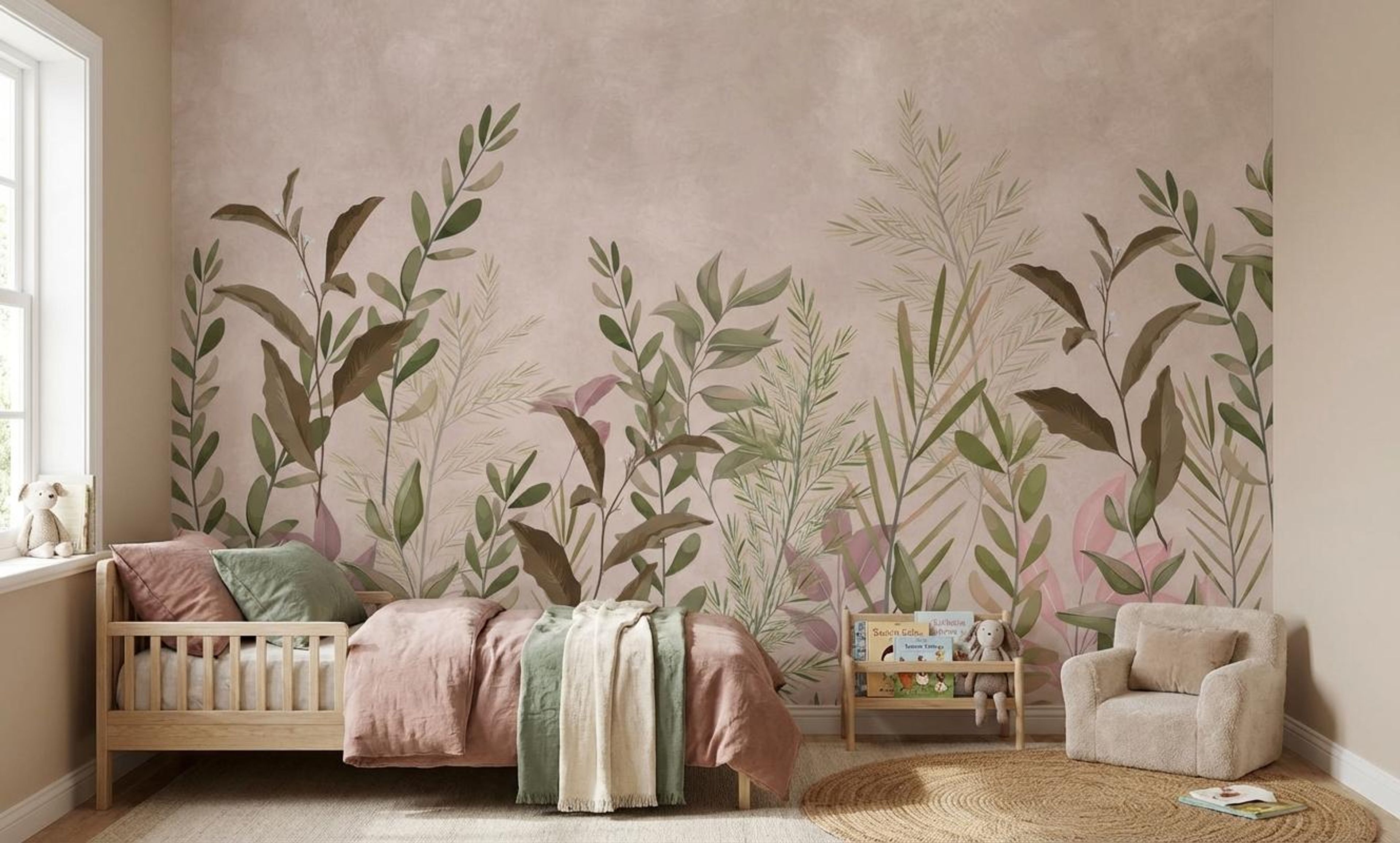 Tiny Terrace, Botanical Tales, Wallpaper, 54 sft