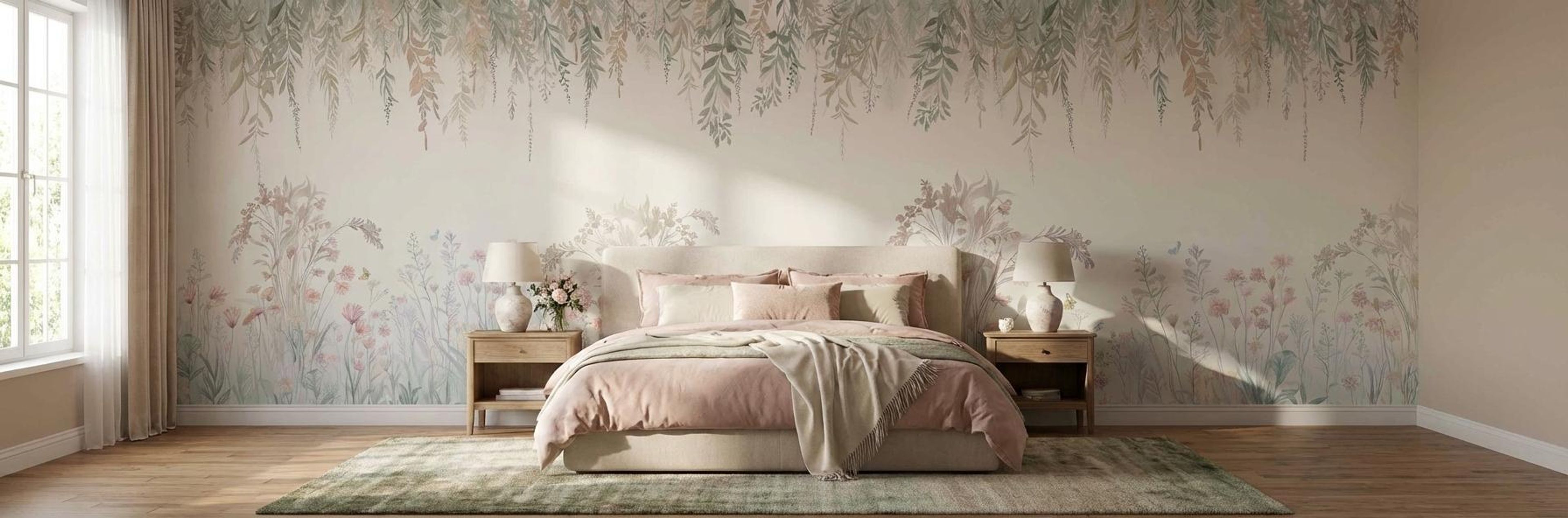 Blossom Symphony, Botanical Tales, Wallpaper, 54 sft