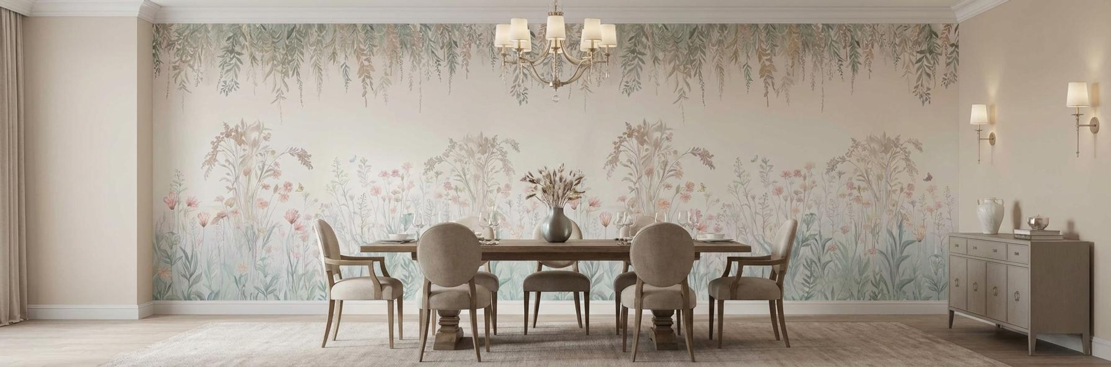 Blossom Symphony, Botanical Tales, Wallpaper, 54 sft
