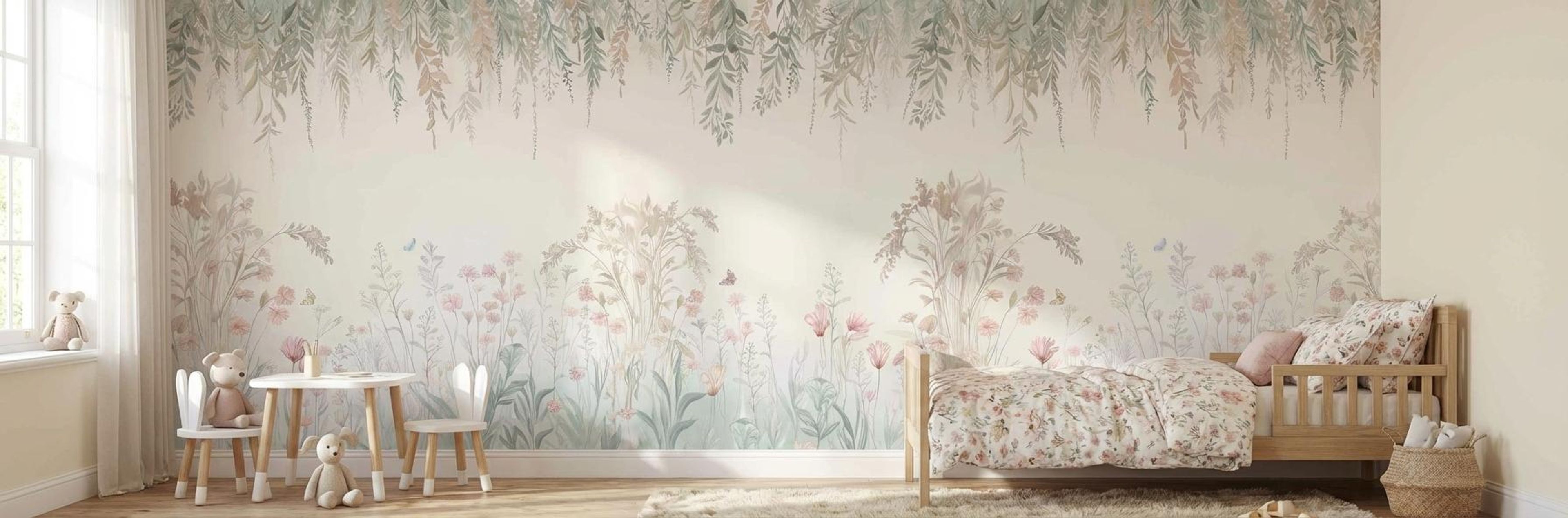 Blossom Symphony, Botanical Tales, Wallpaper, 54 sft