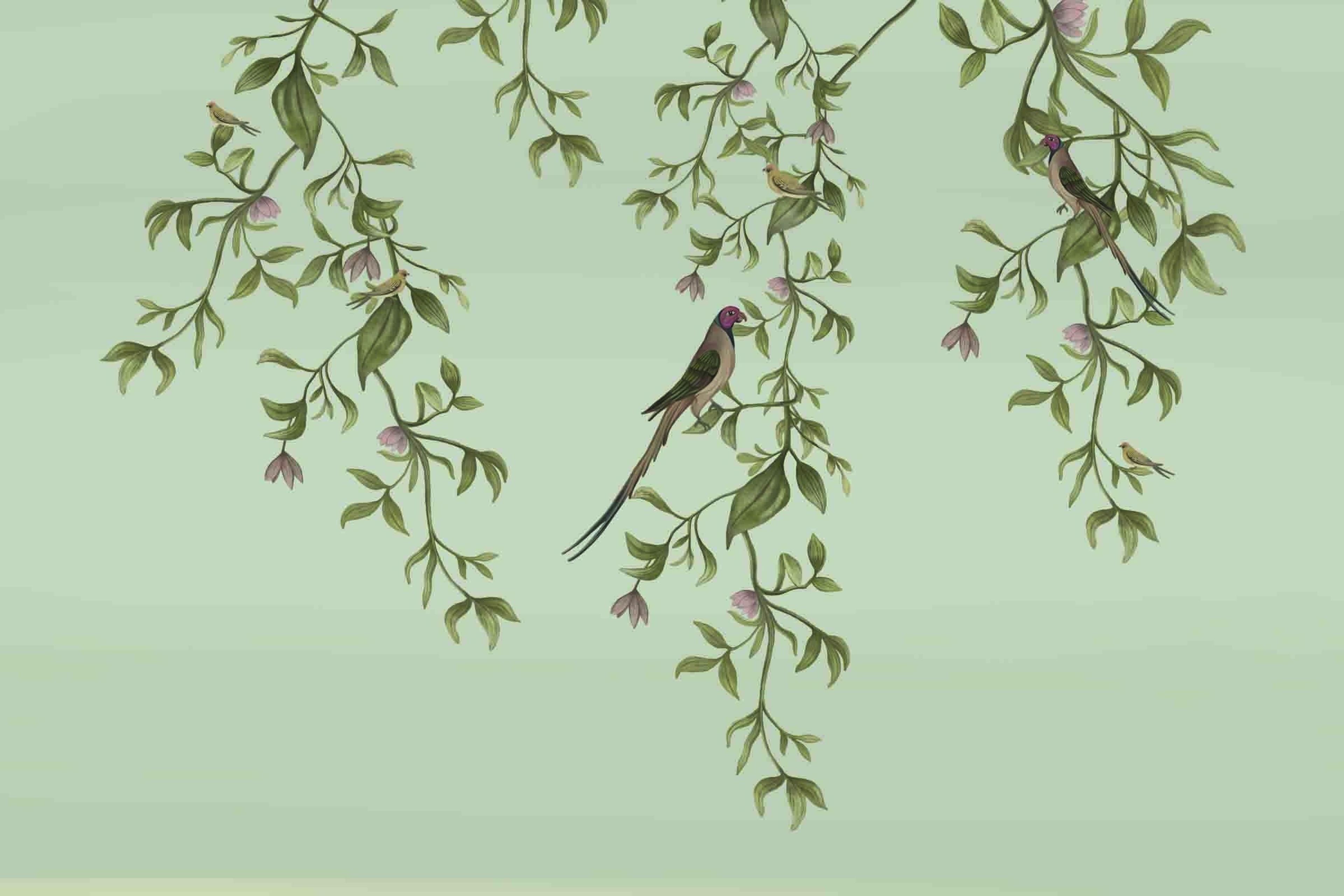 Enchanted Walls, Botanical Tales, Wallpaper, 54 sft
