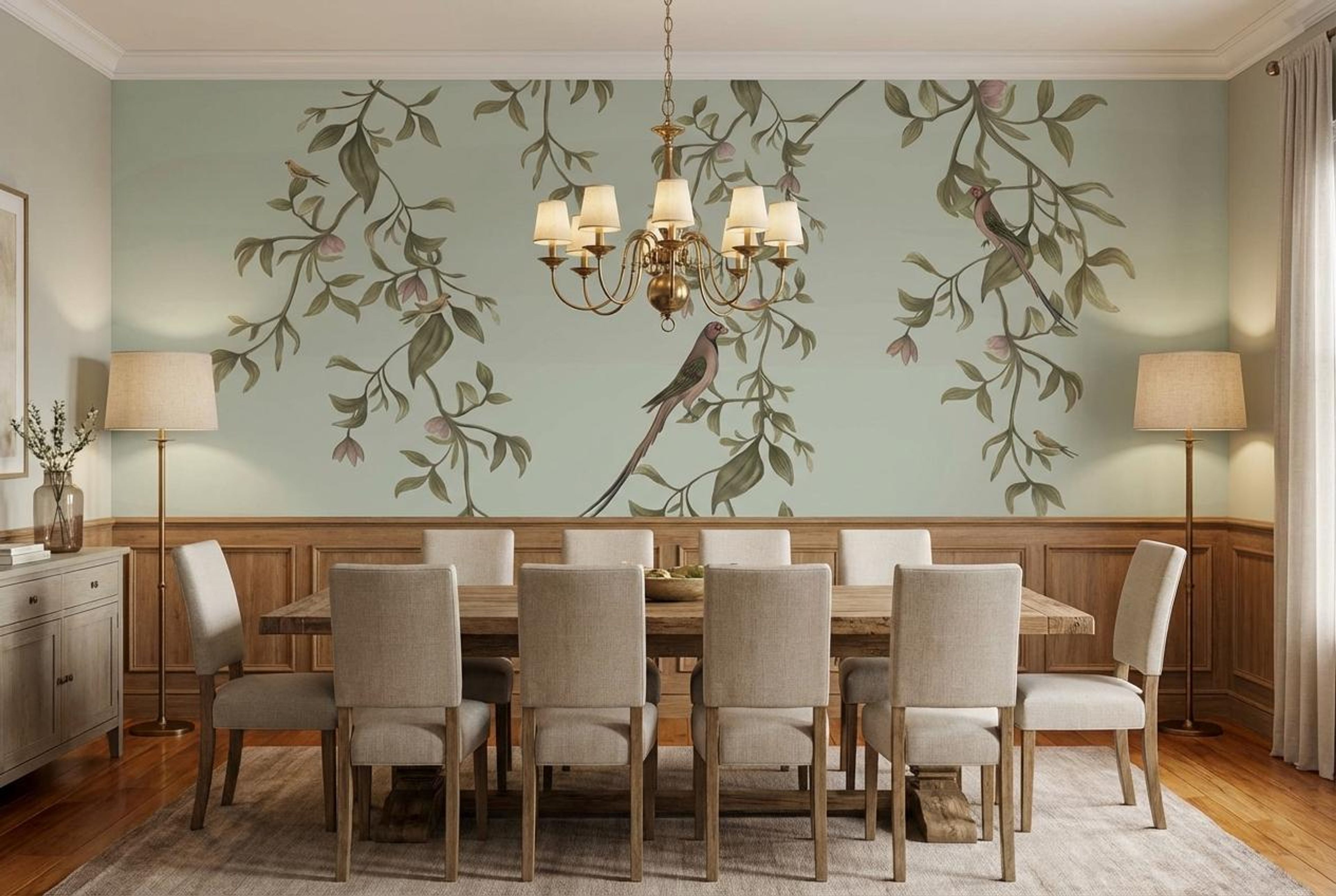Enchanted Walls, Botanical Tales, Wallpaper, 54 sft