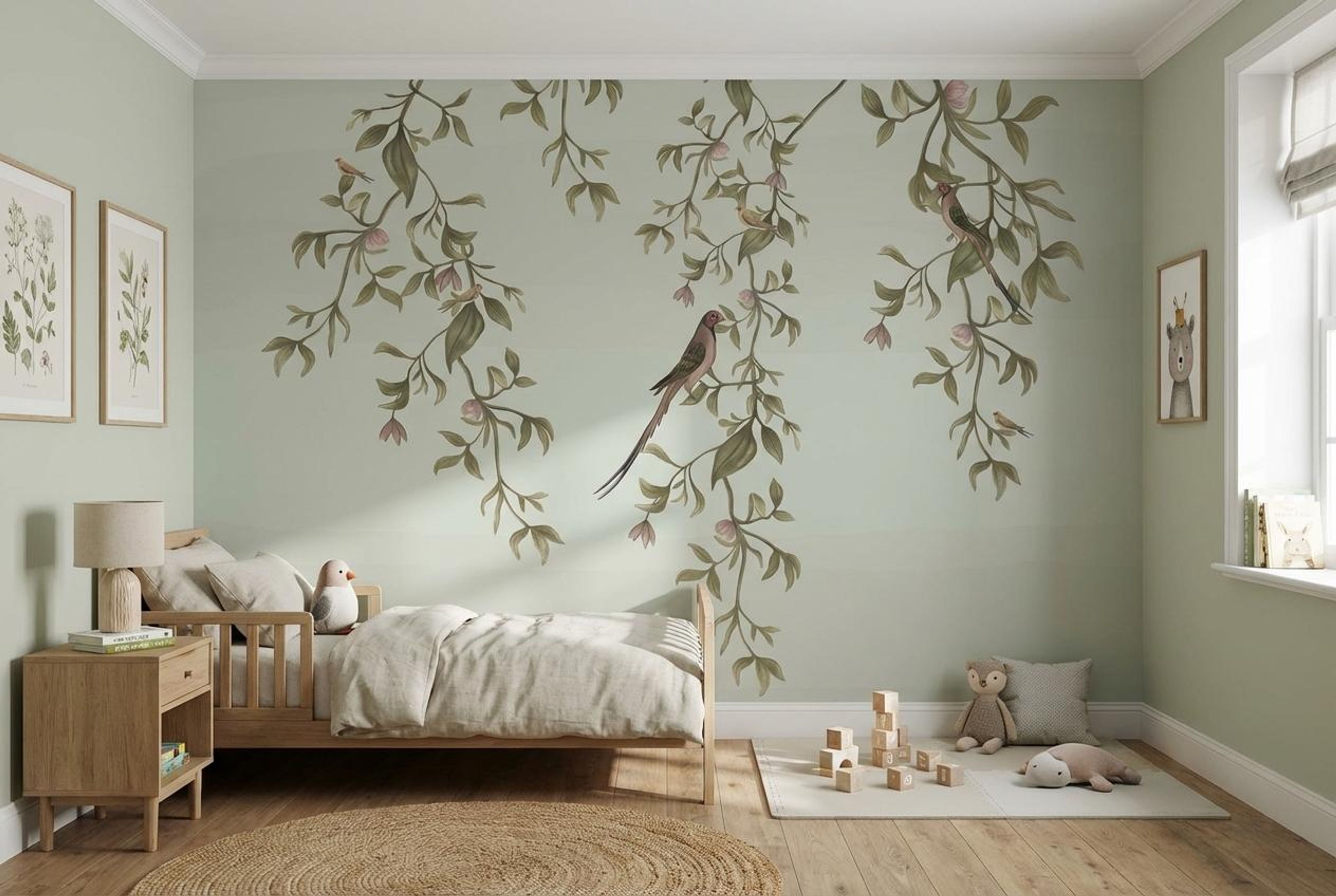 Enchanted Walls, Botanical Tales, Wallpaper, 54 sft