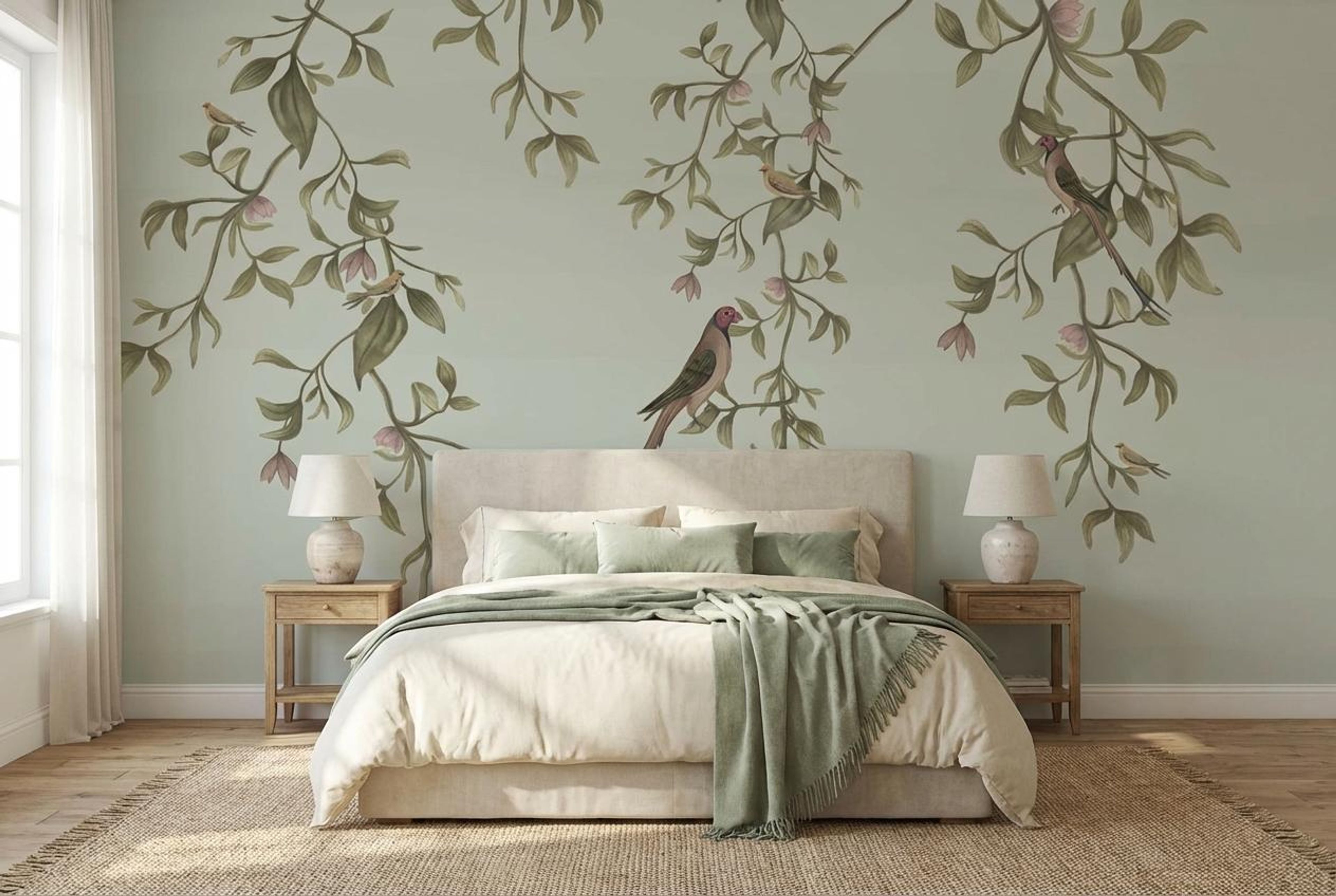 Enchanted Walls, Botanical Tales, Wallpaper, 54 sft