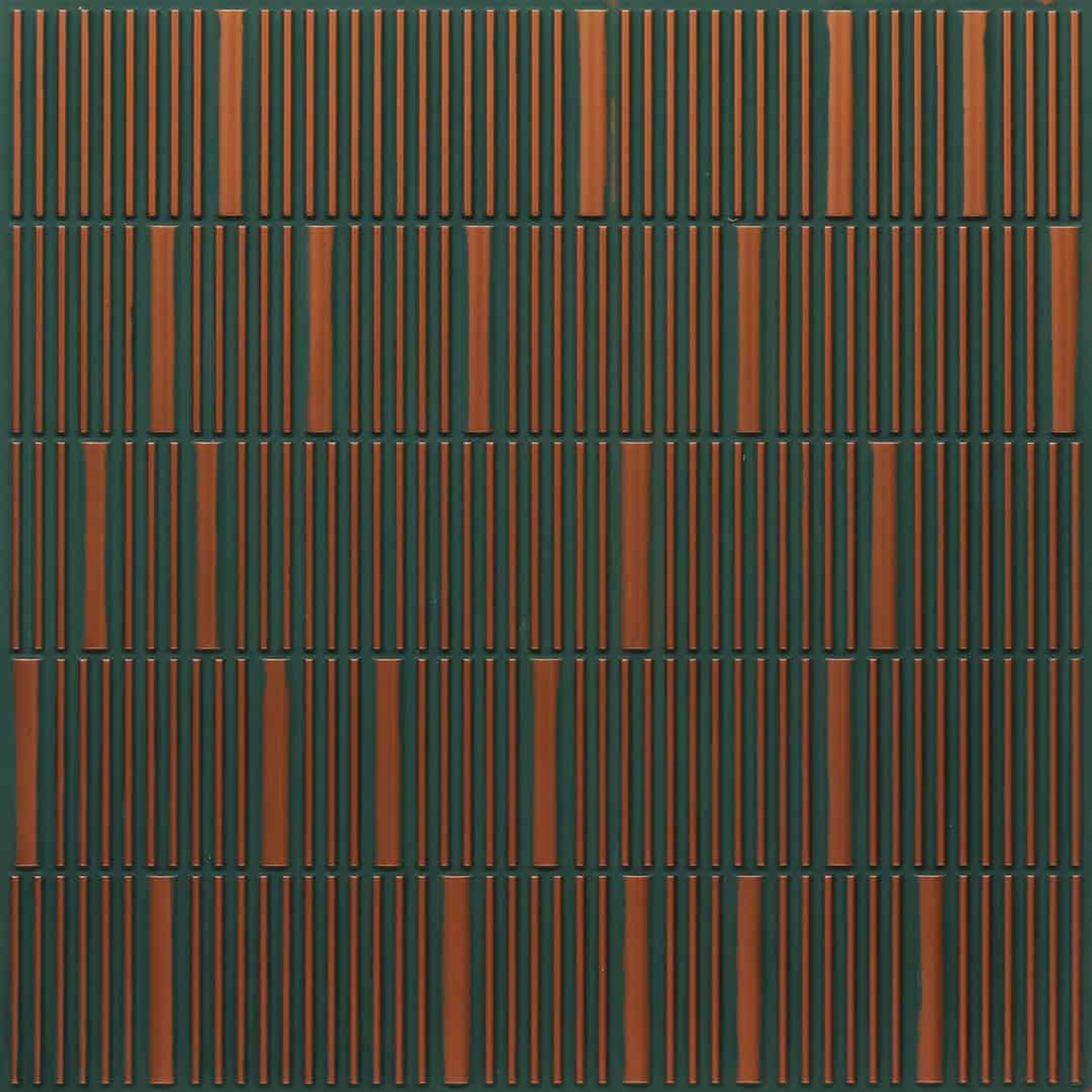 Elegant Royal Green - Greek Geometric - Green, Black - Decorative Ceiling Panel - 2 ft x 2 ft