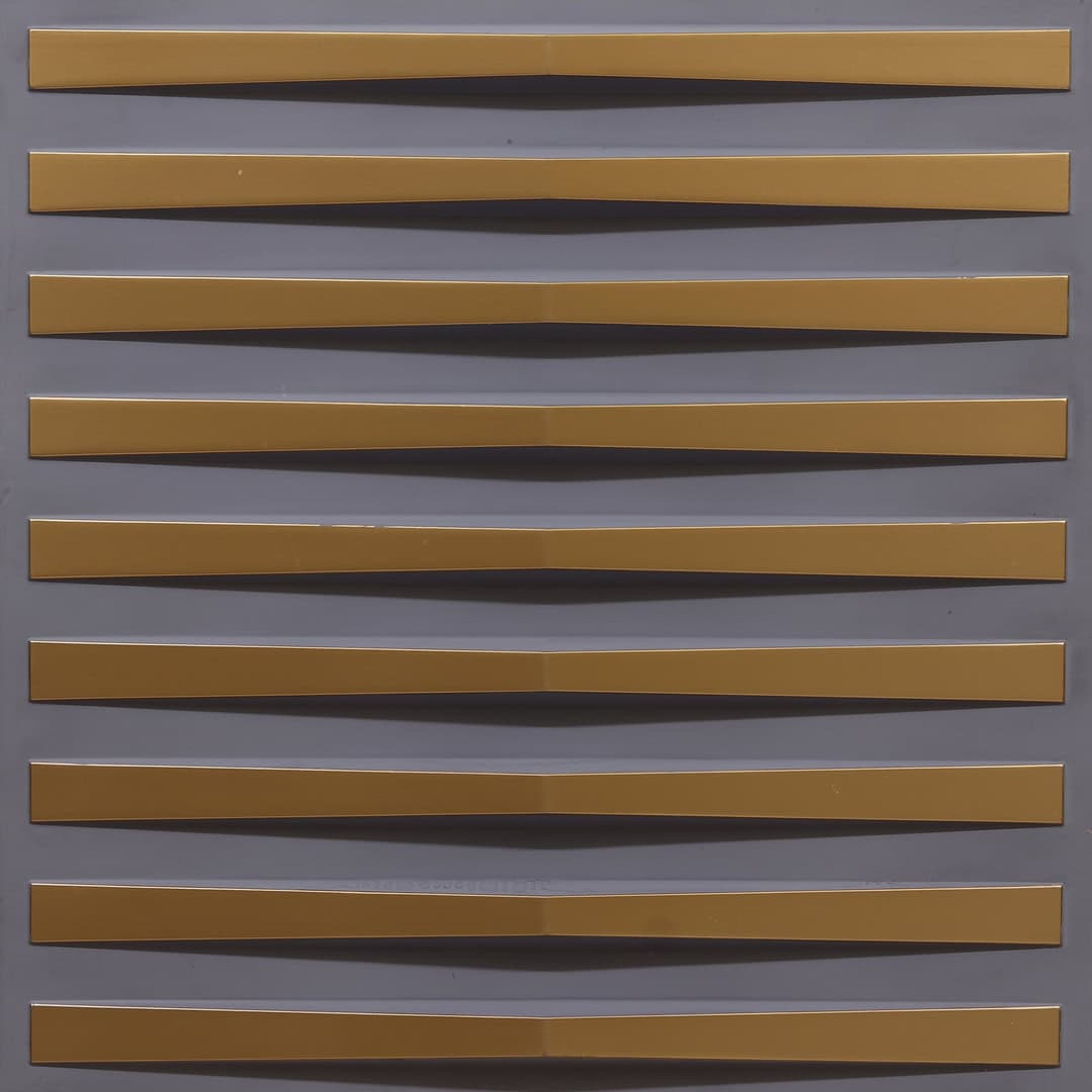 Royal Grey Canvas - Greek Geometric - Silver, Grey - Decorative Ceiling Panel - 2 ft x 2 ft