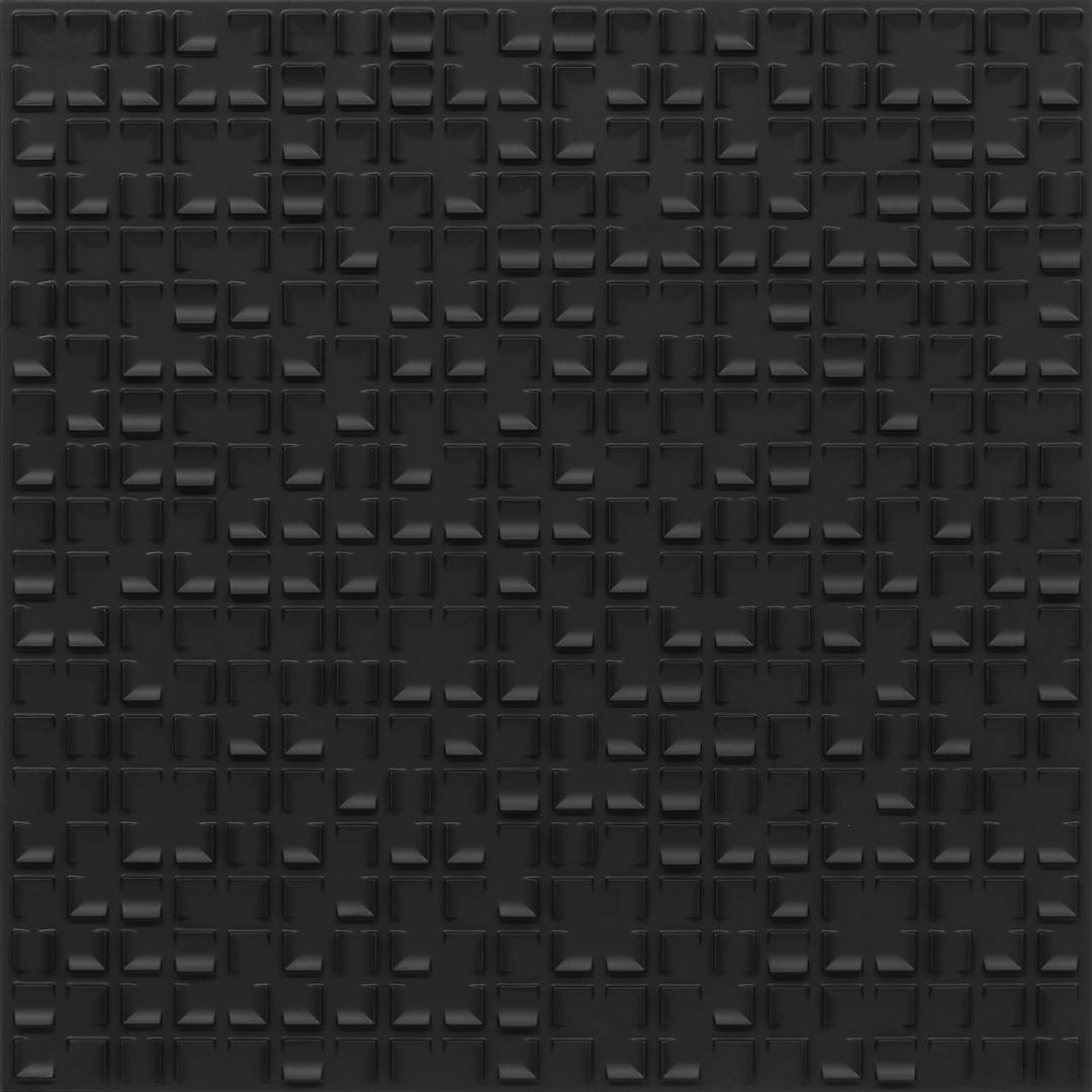 Tint Black - Greek Geometric - Black - Decorative Ceiling Panel - 2 ft x 2 ft