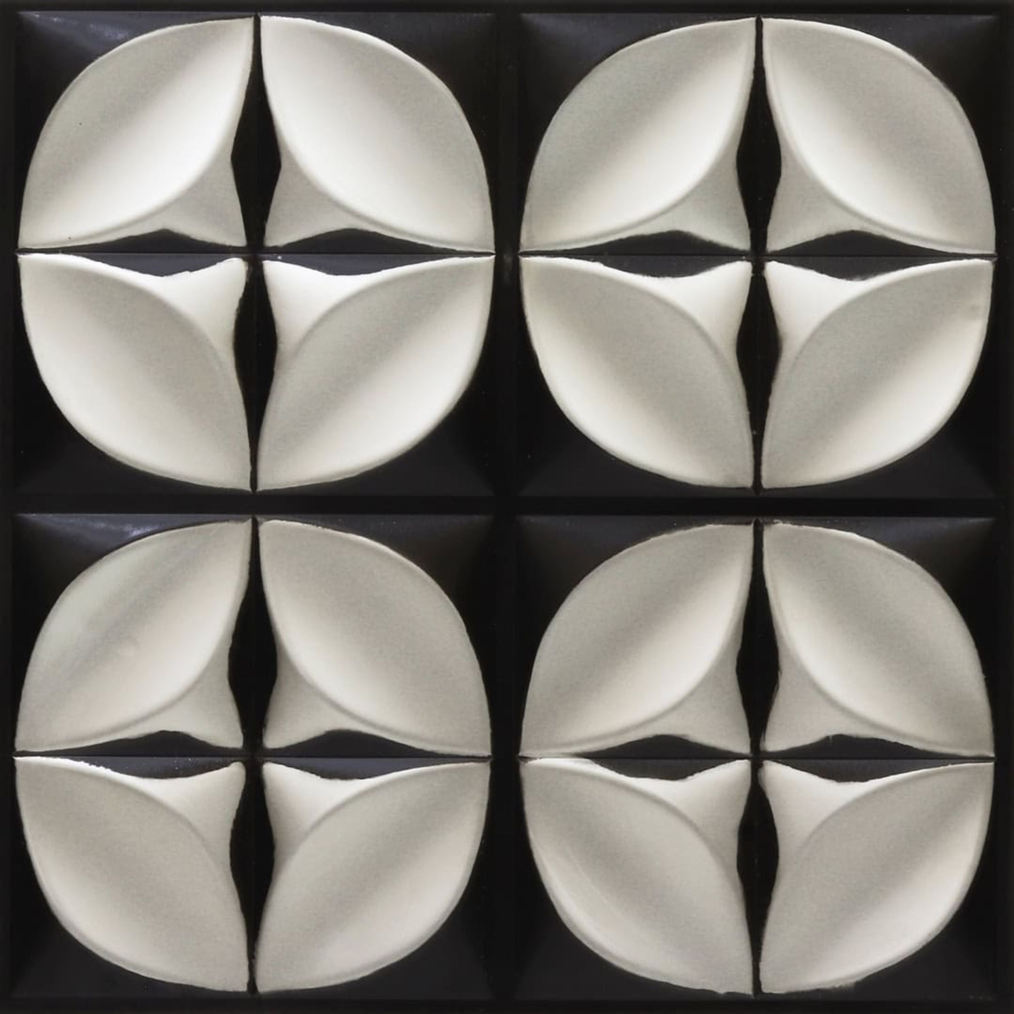 Cast Antique Silver - Himalayan Rock Imprint - Silver, Grey - Decorative Ceiling Panel - 2 ft x 2 ft