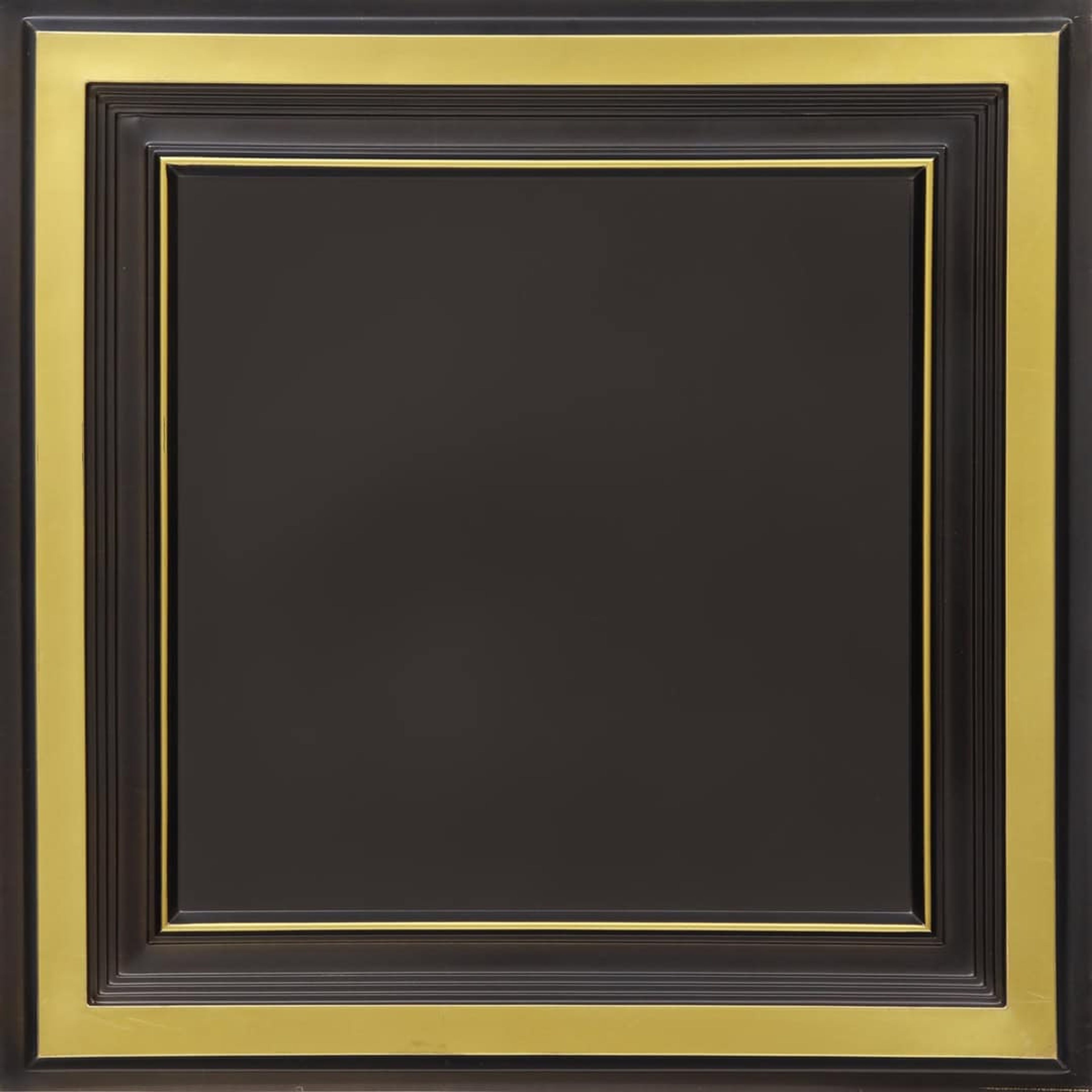 Heritage Antique Brass - Greek Geometric - Brass, Bronze - Decorative Ceiling Panel - 2 ft x 2 ft