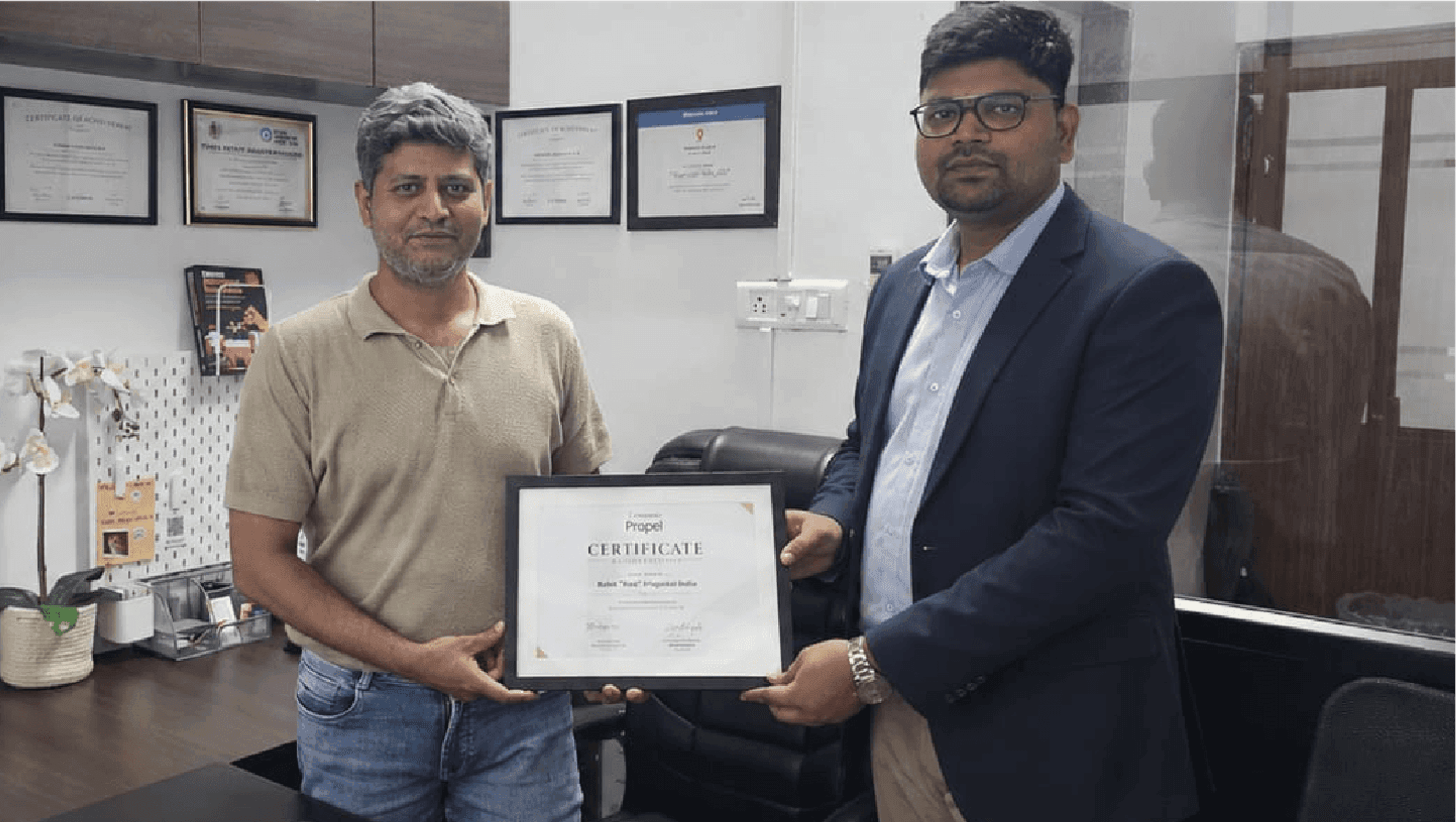 A token of appreciation for our Livspace Propel Partner