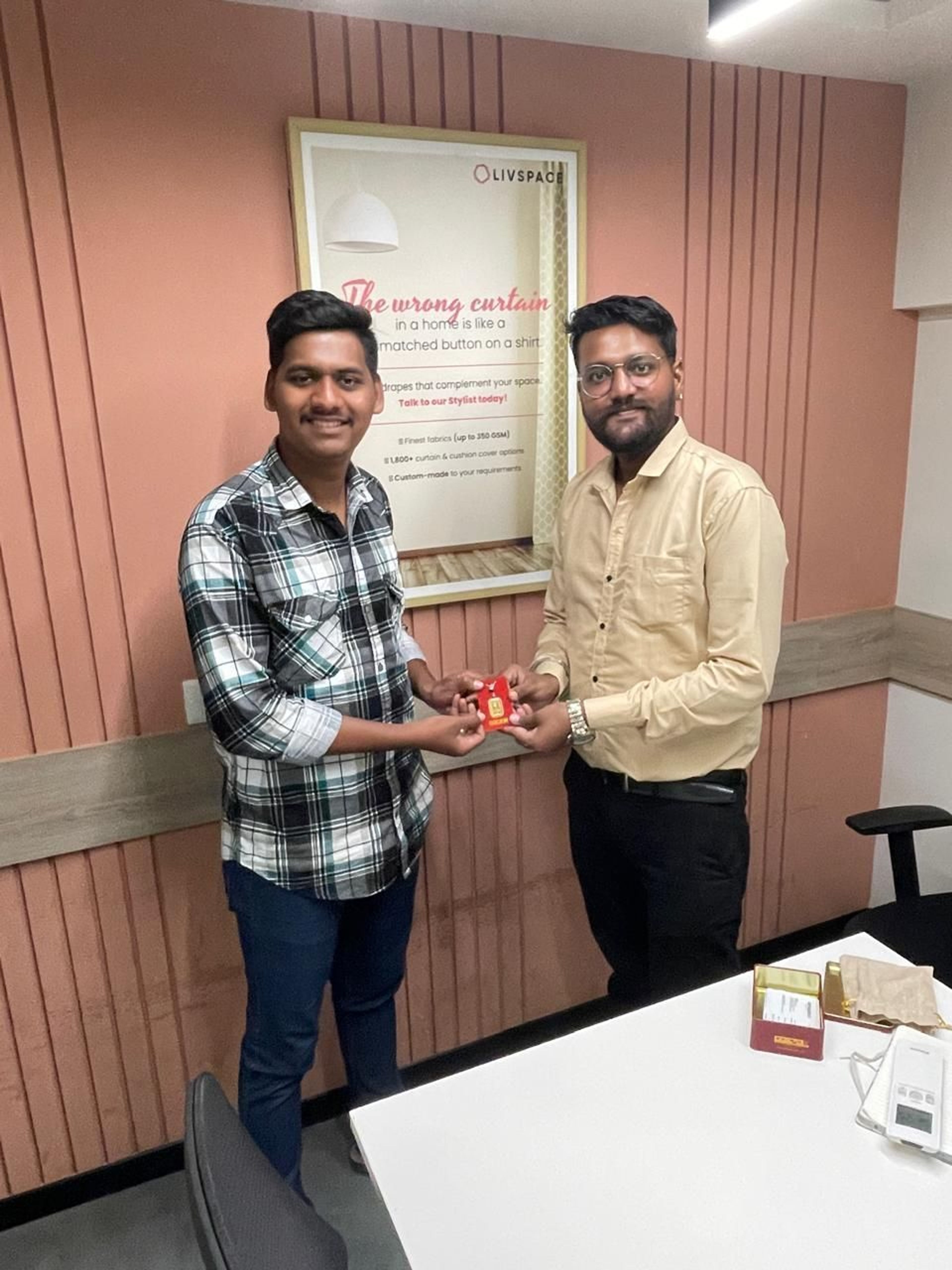 Celebrating the journey with a 10g gold coin