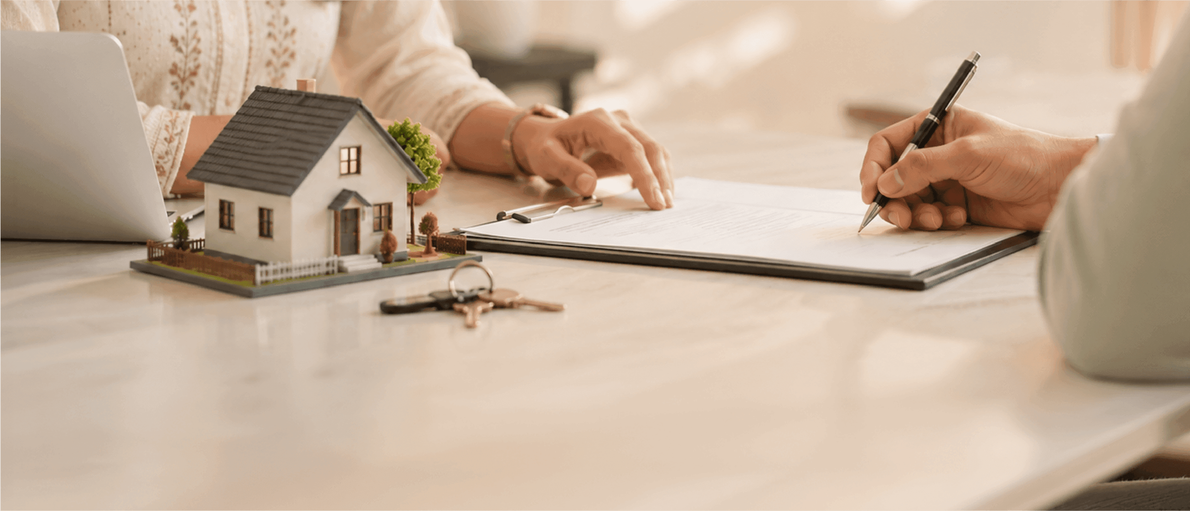 Channel partner signing an agreement