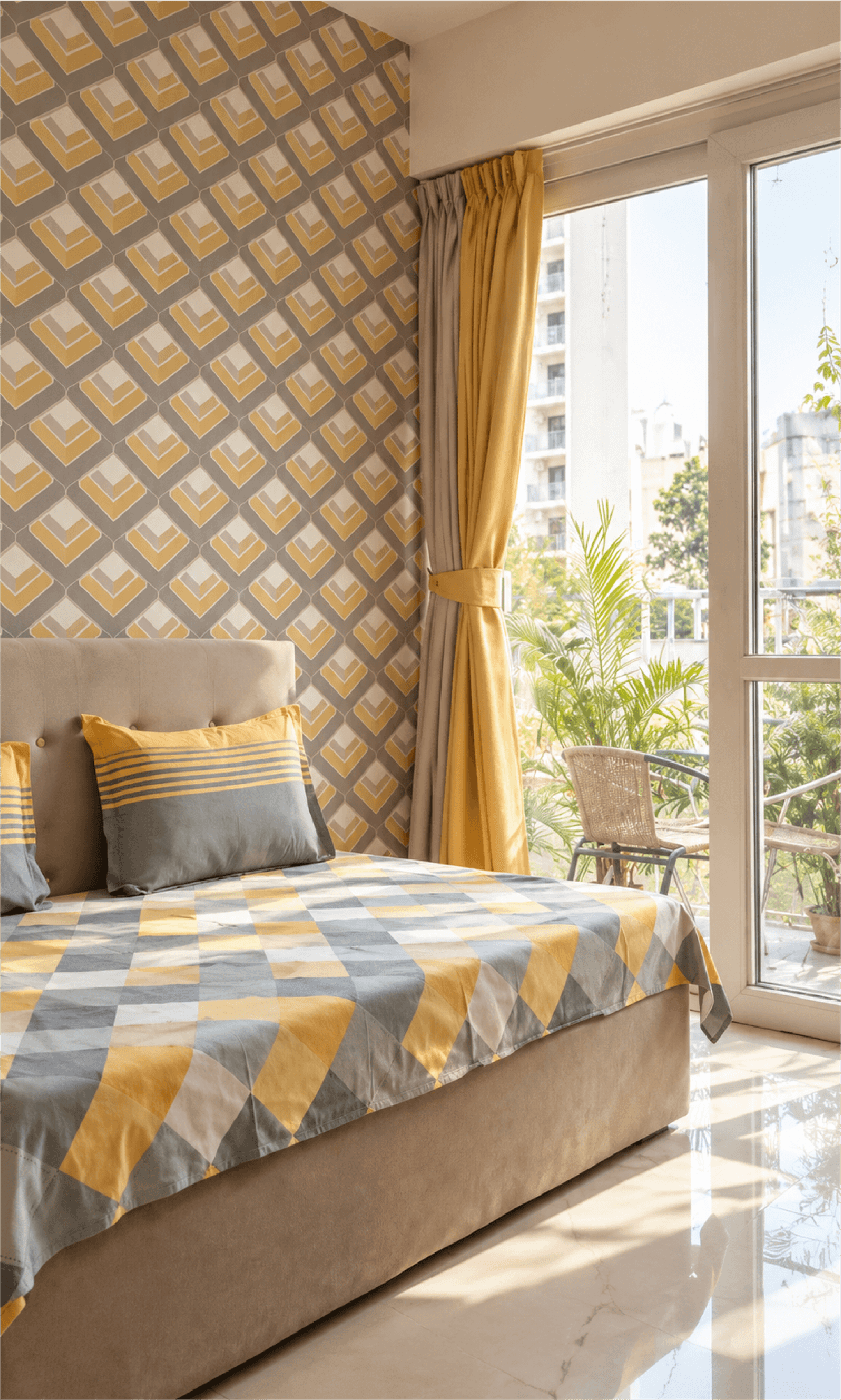 Contemporary 3 BHK house, Gurgaon