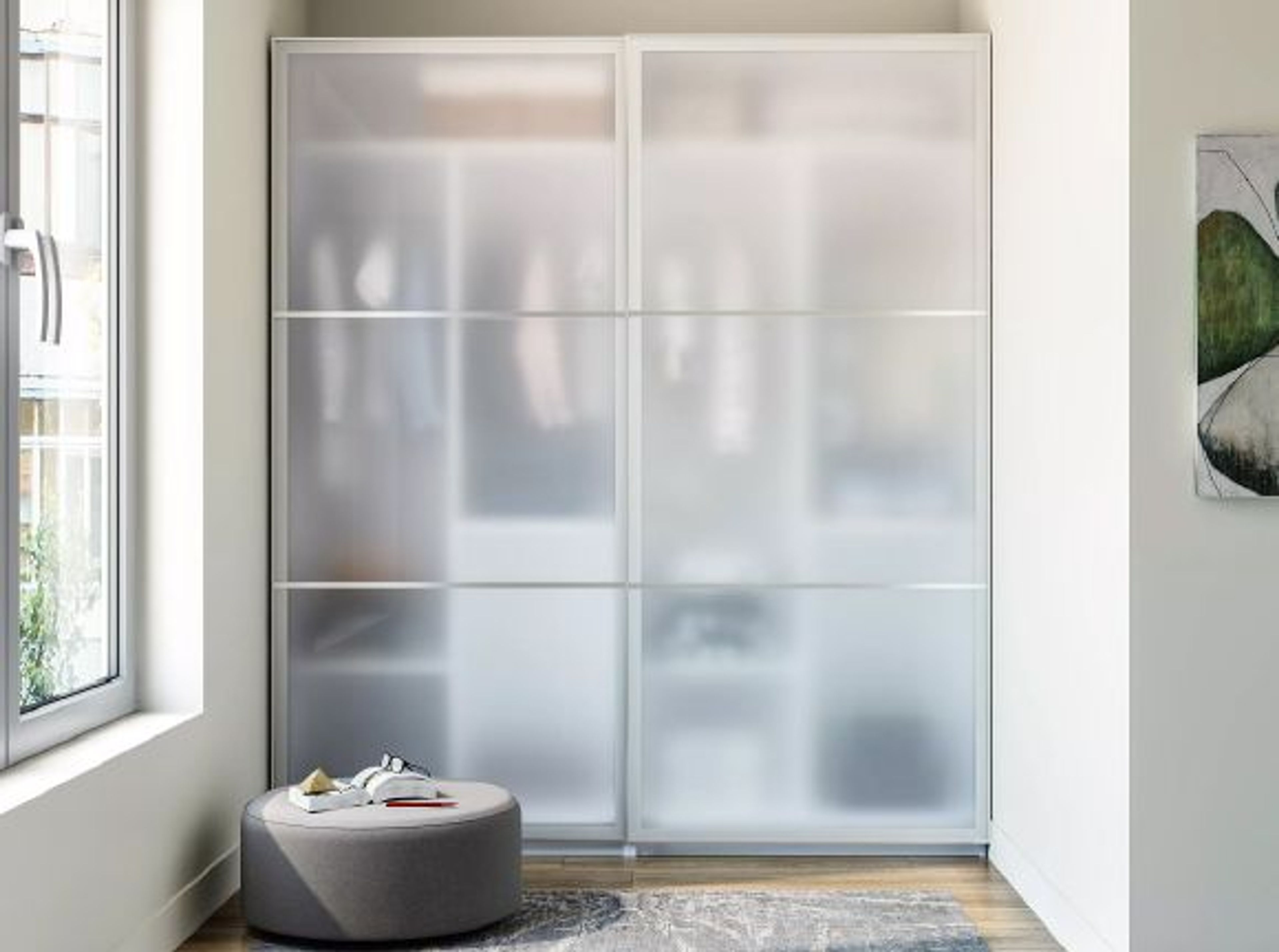 Clear Glass Shutters