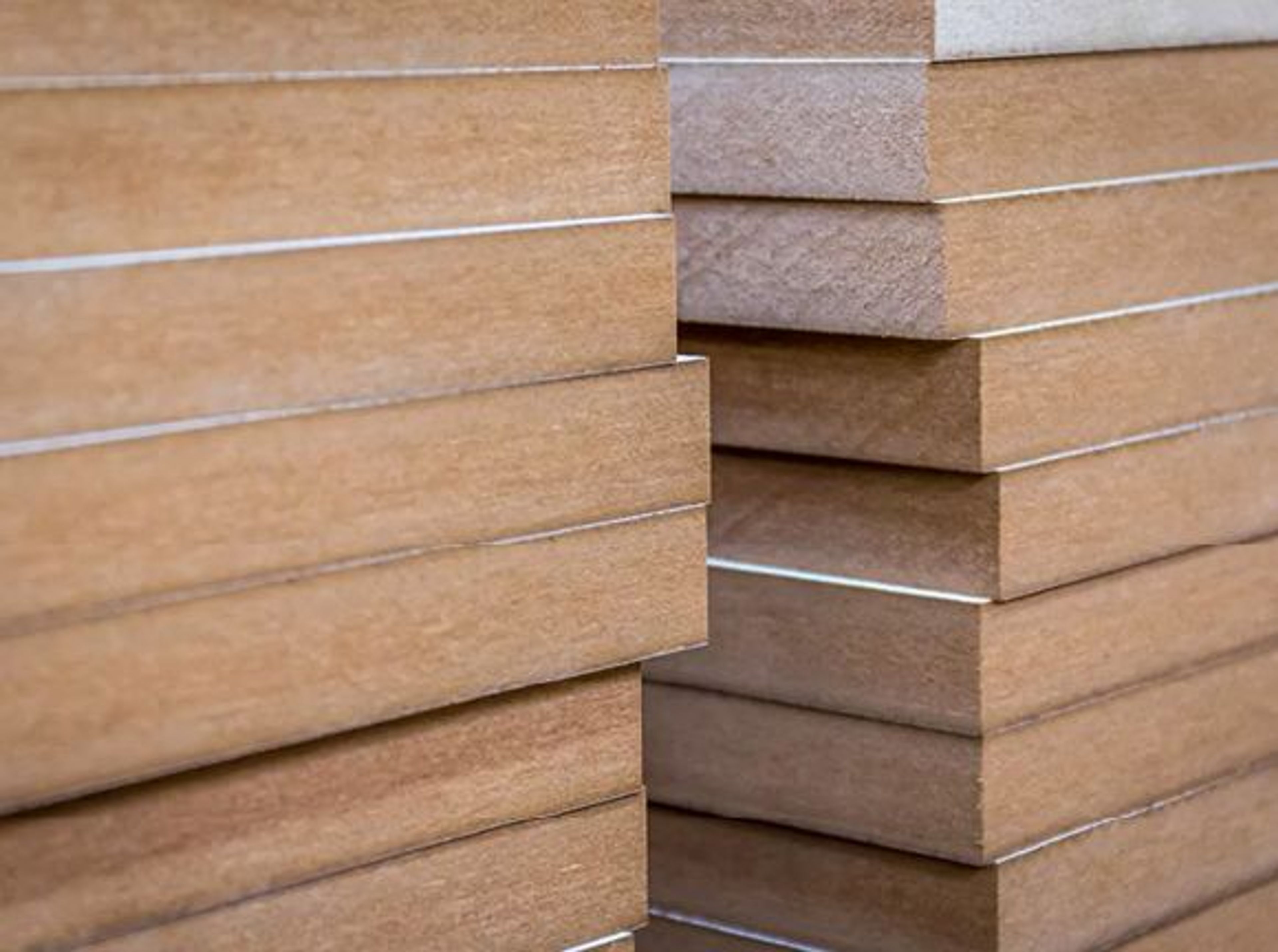 Engineered wood - MDF, HDF-HMR, PB