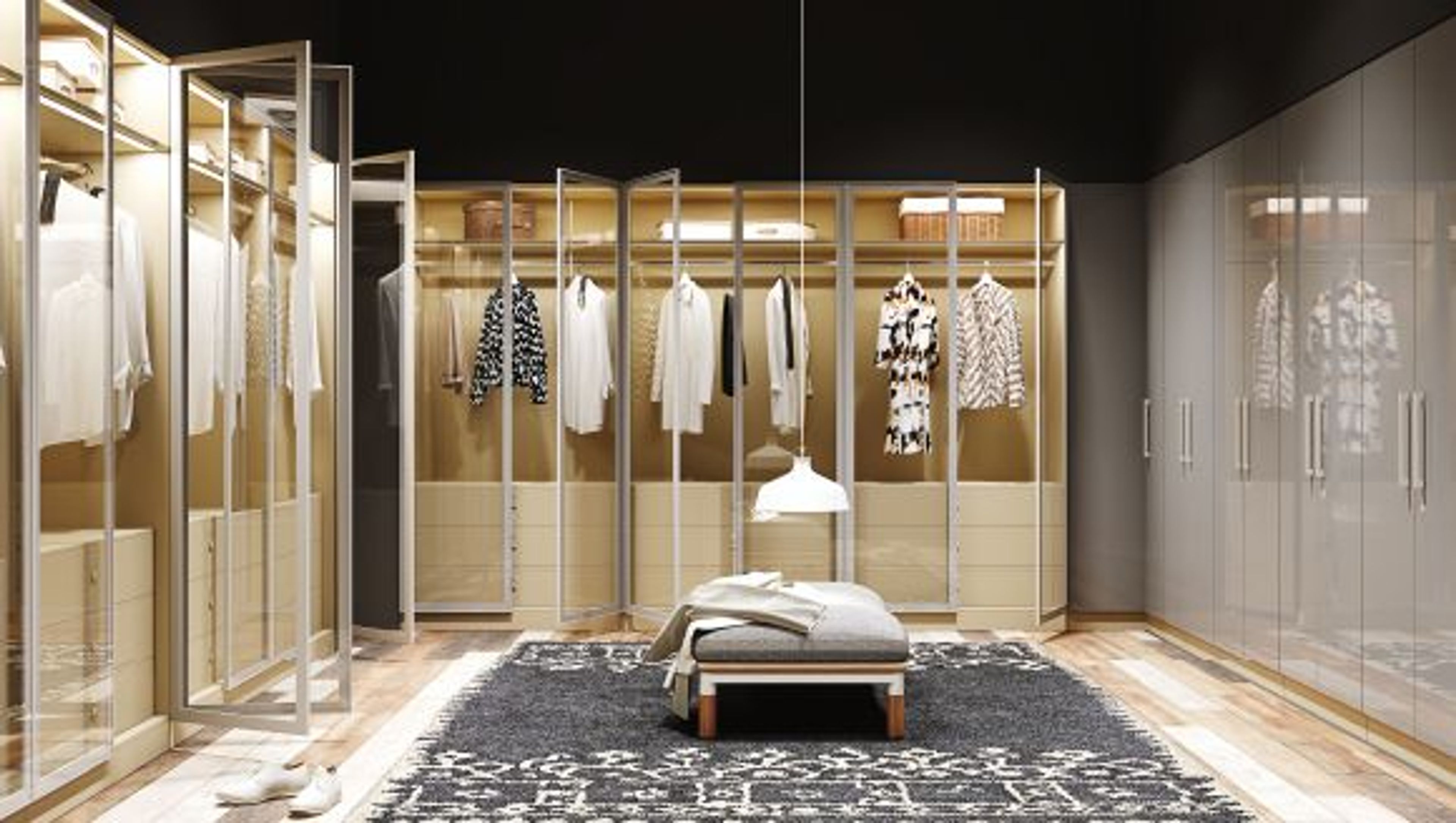 Walk-in wardrobe