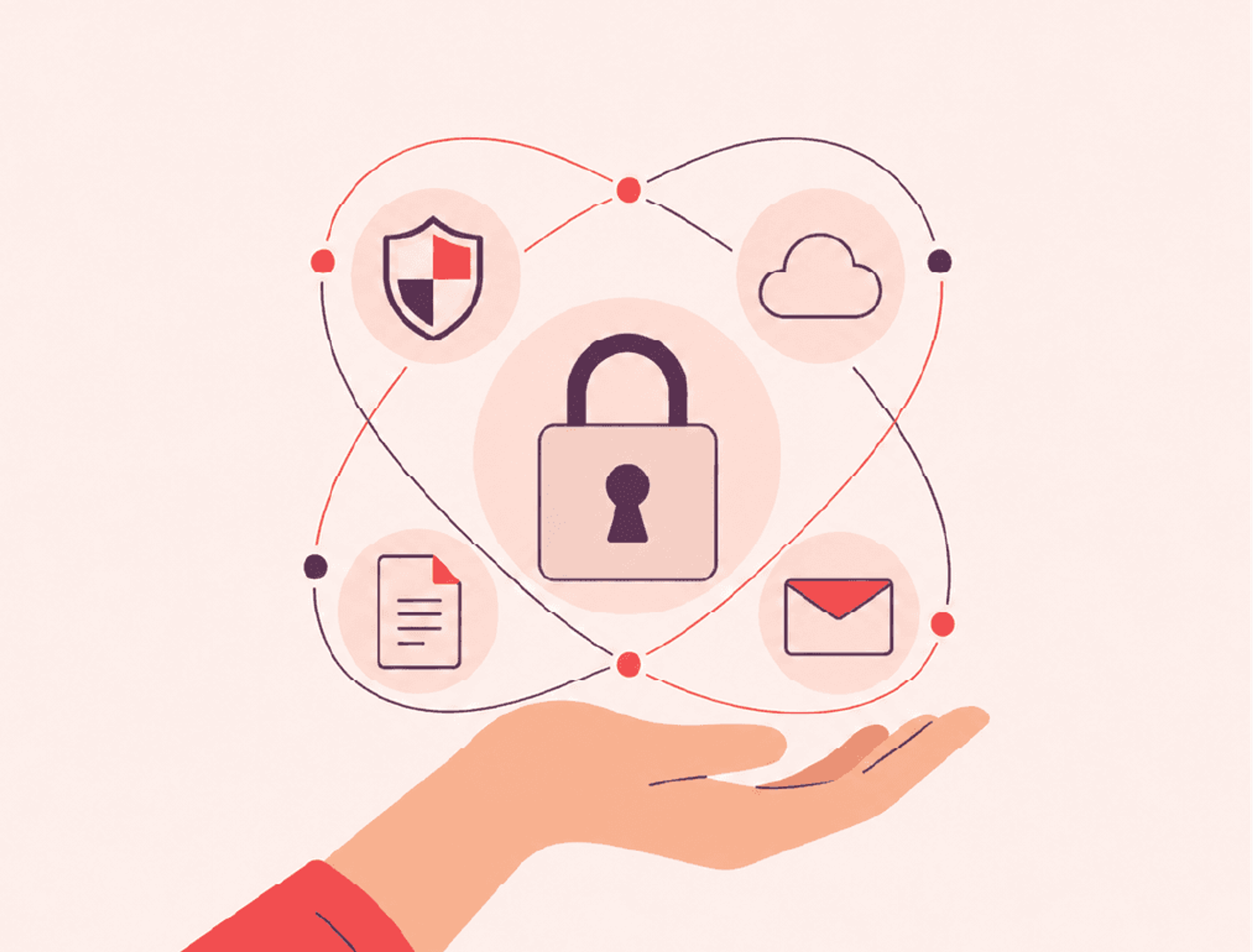 Data privacy illustration