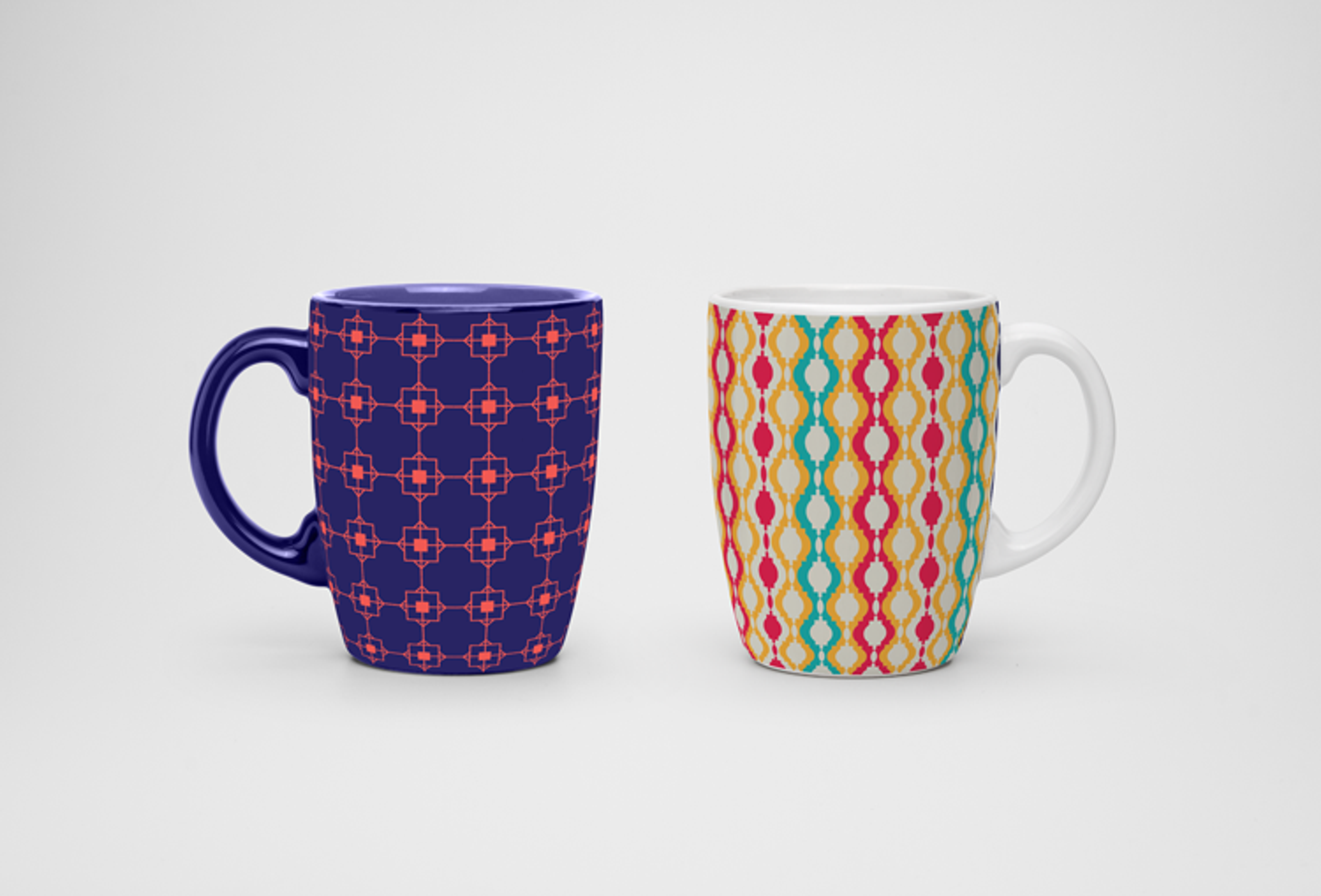 Free Downloadables | 5 Captivating Lattice Prints For Your Mugs