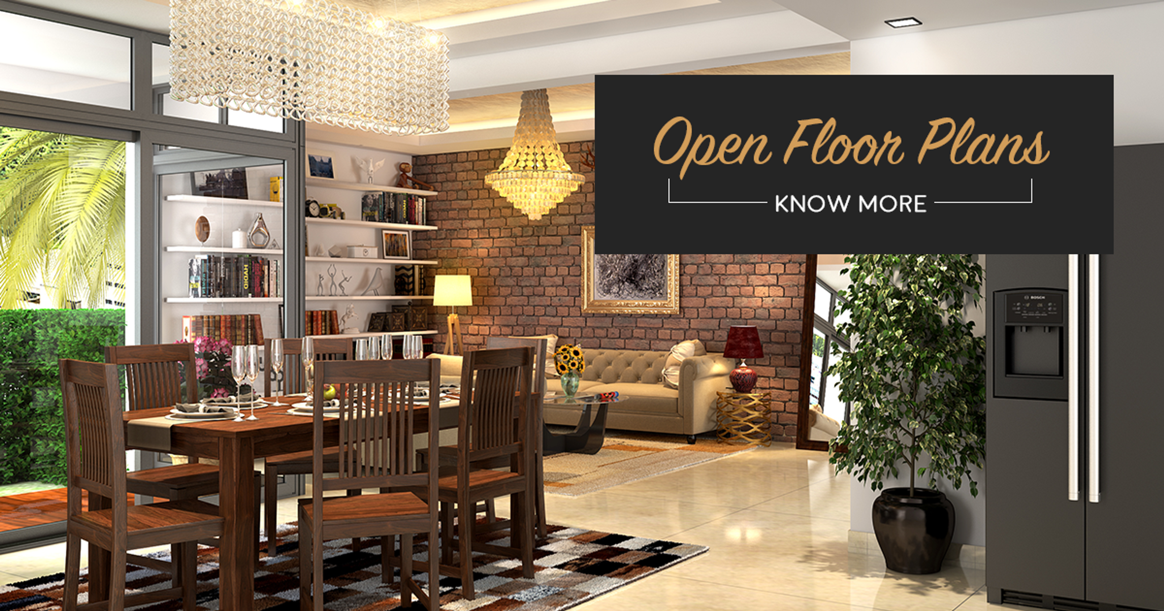 open floor plans
