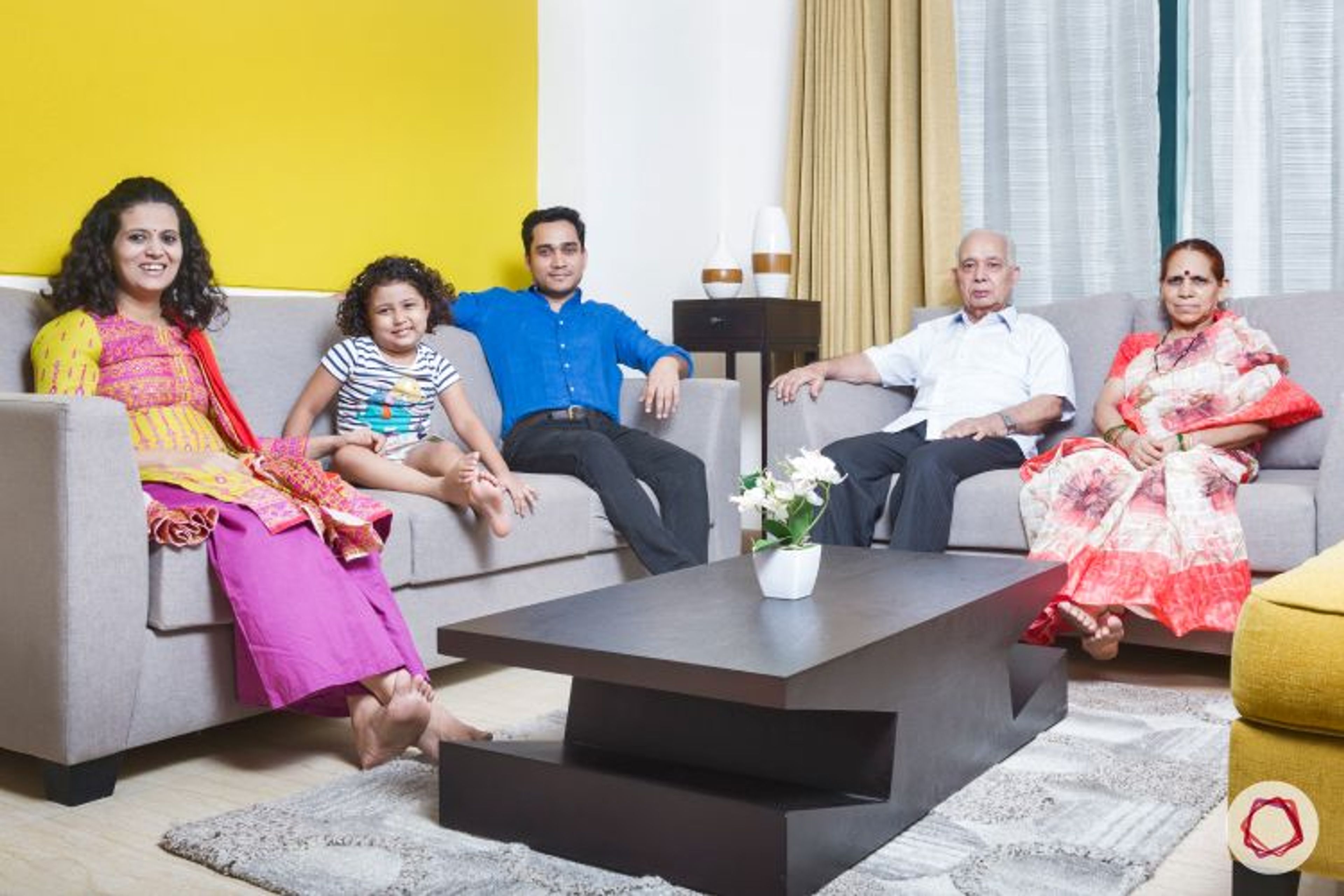 Colourful Notes Brighten Up A Family Home In Noida