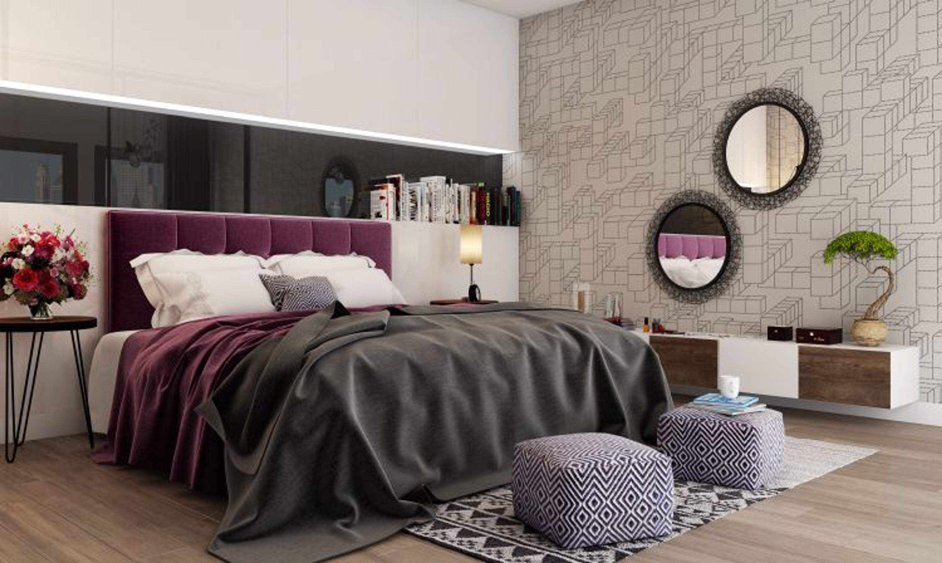 Trends: Beds With Upholstered Headboards