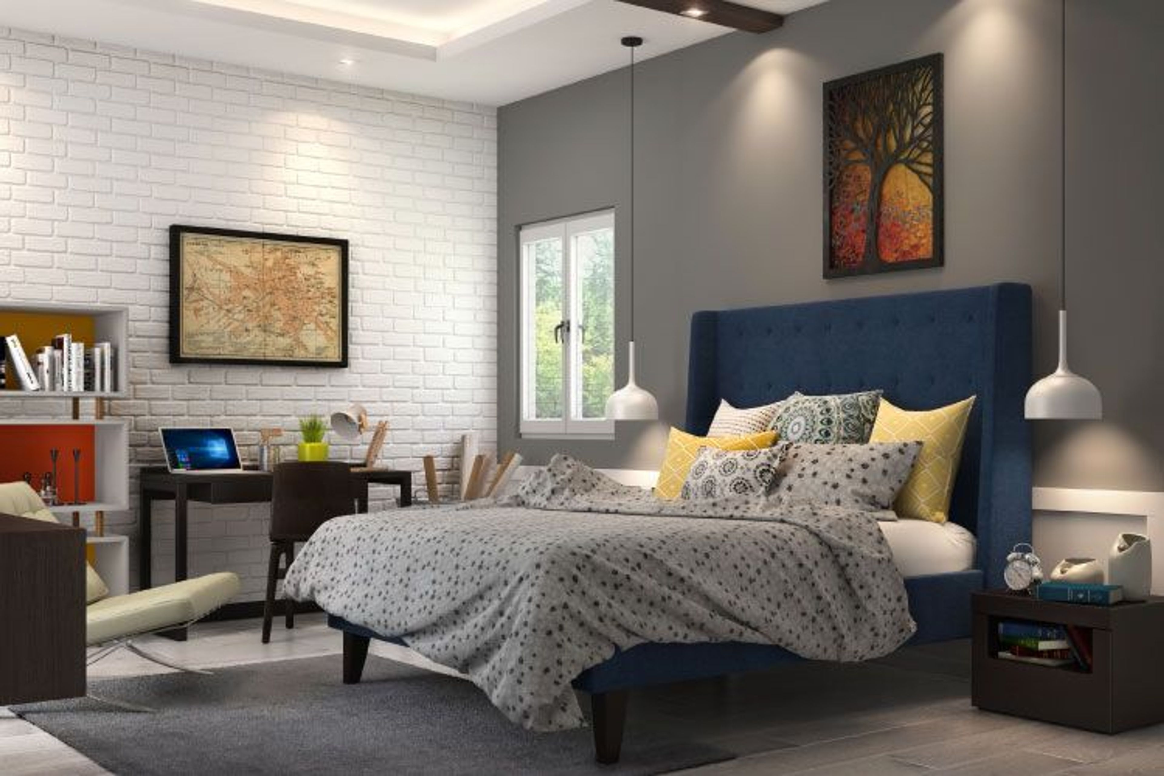 Design Tour | A Suburban Apartment Filled with Edgy, Modish Details