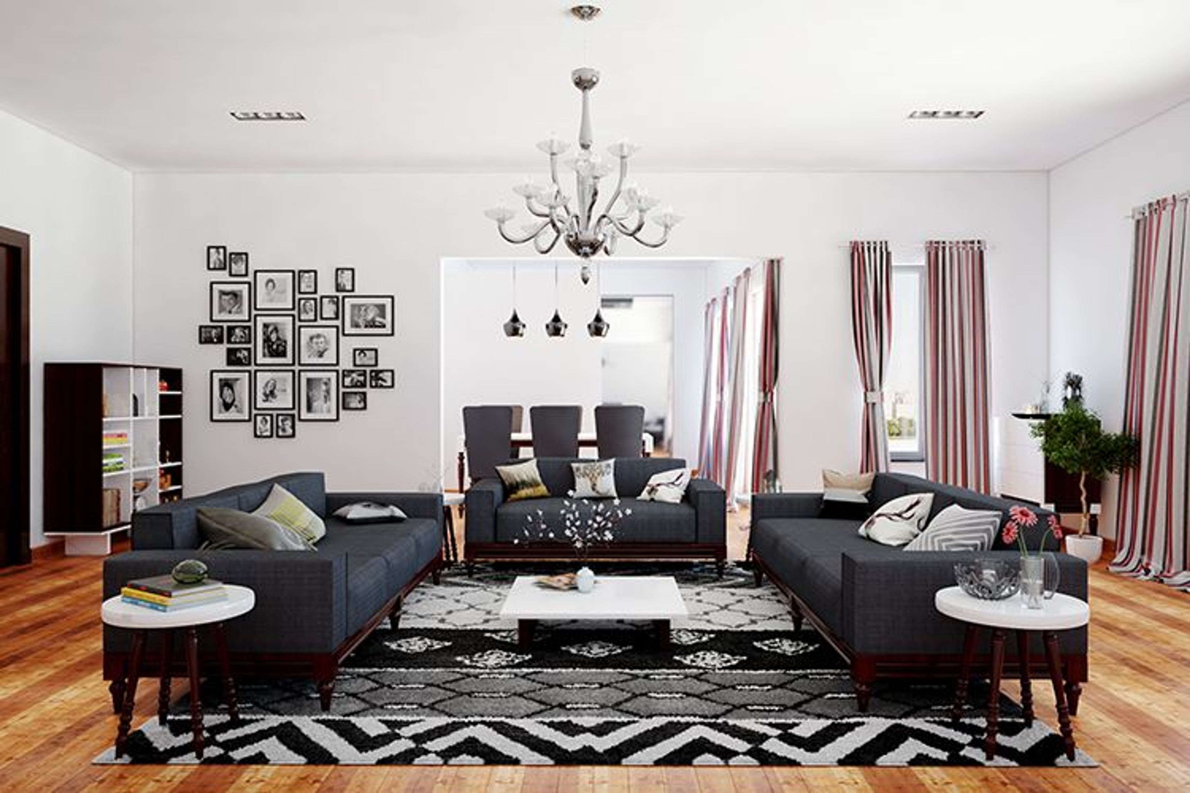 5 Living Room Arrangements Perfect For Big Families