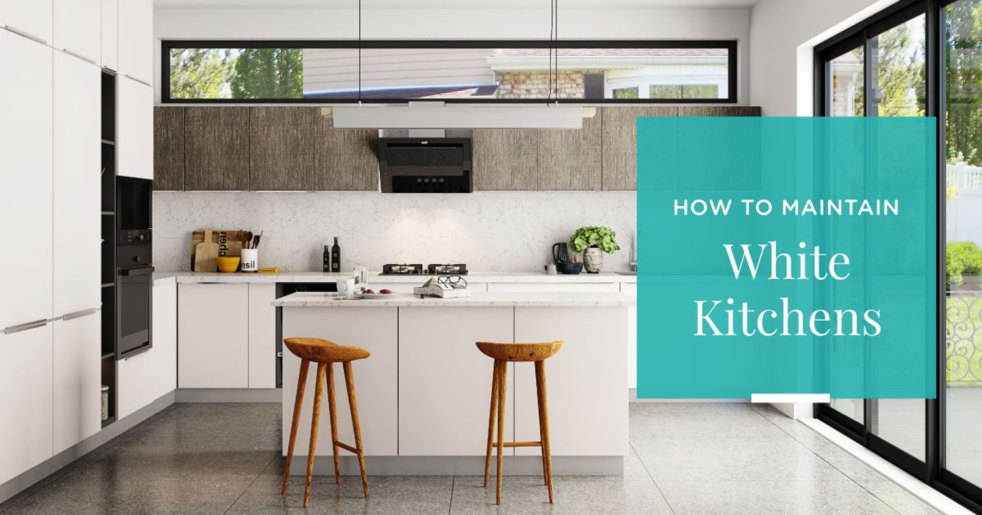 5 Easy Ways to Keep Your White Kitchens Spotless