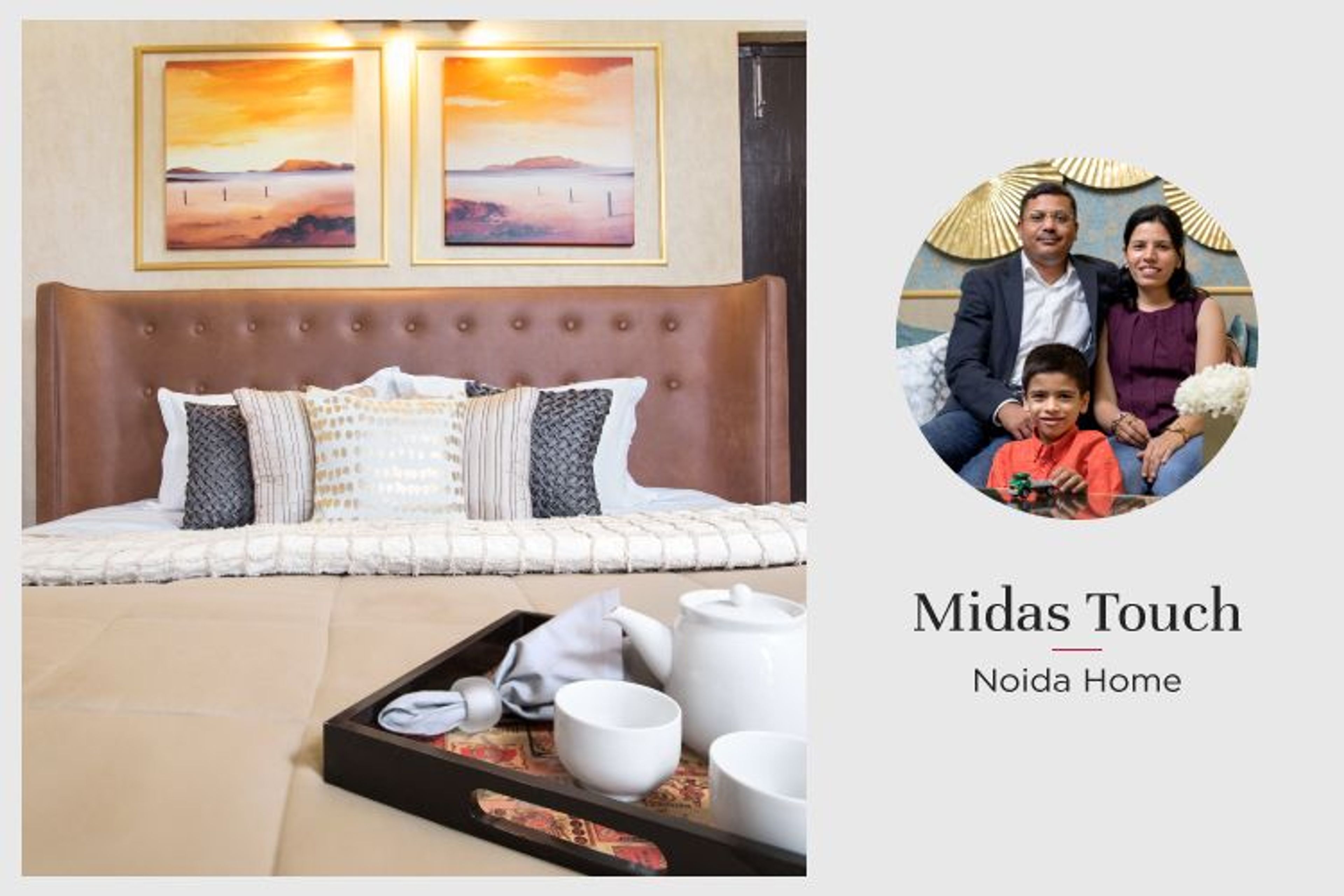Accent Walls & Metallic Infusions for an Urban Home