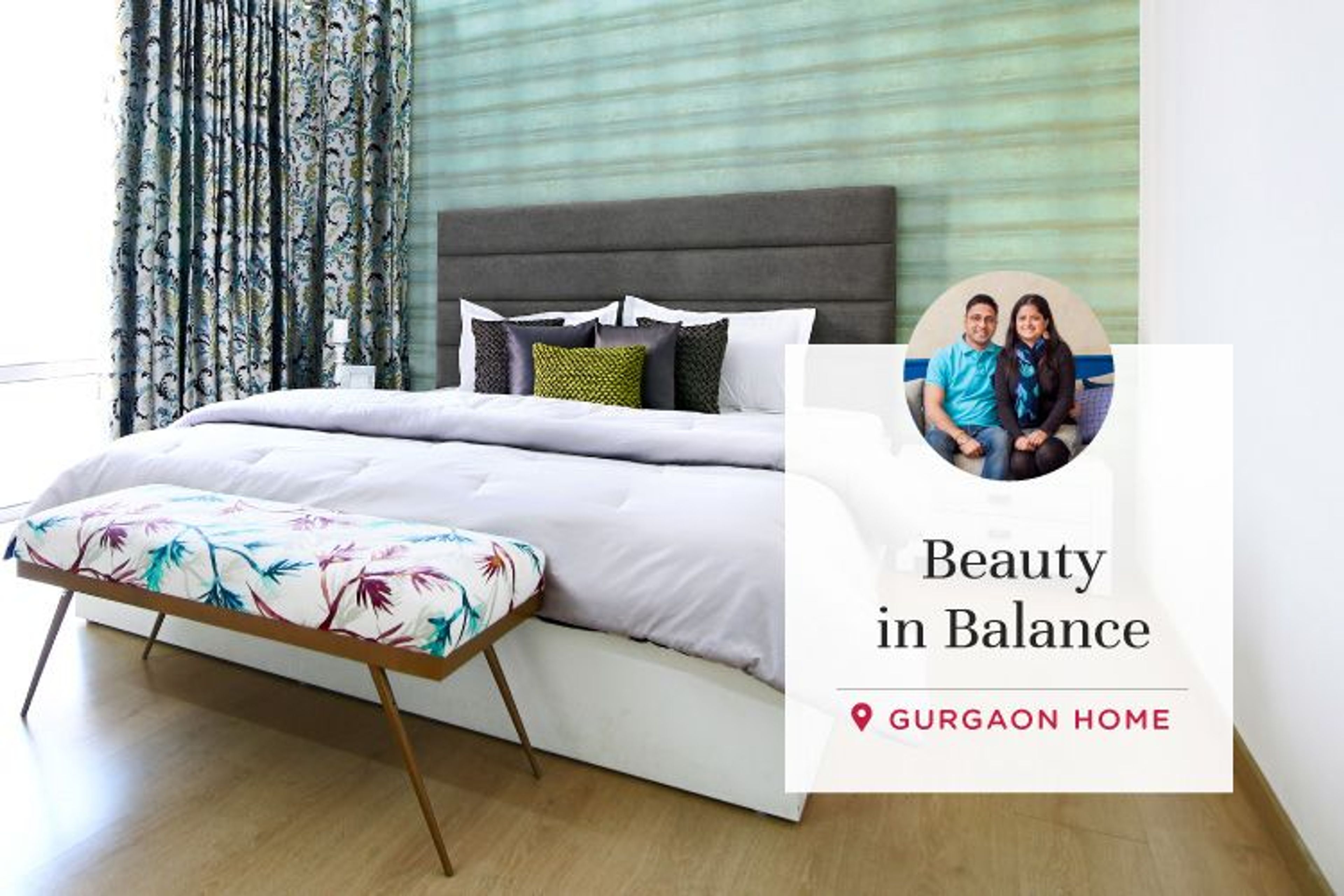 A Fresh Blend of Hues at This Urban Retreat