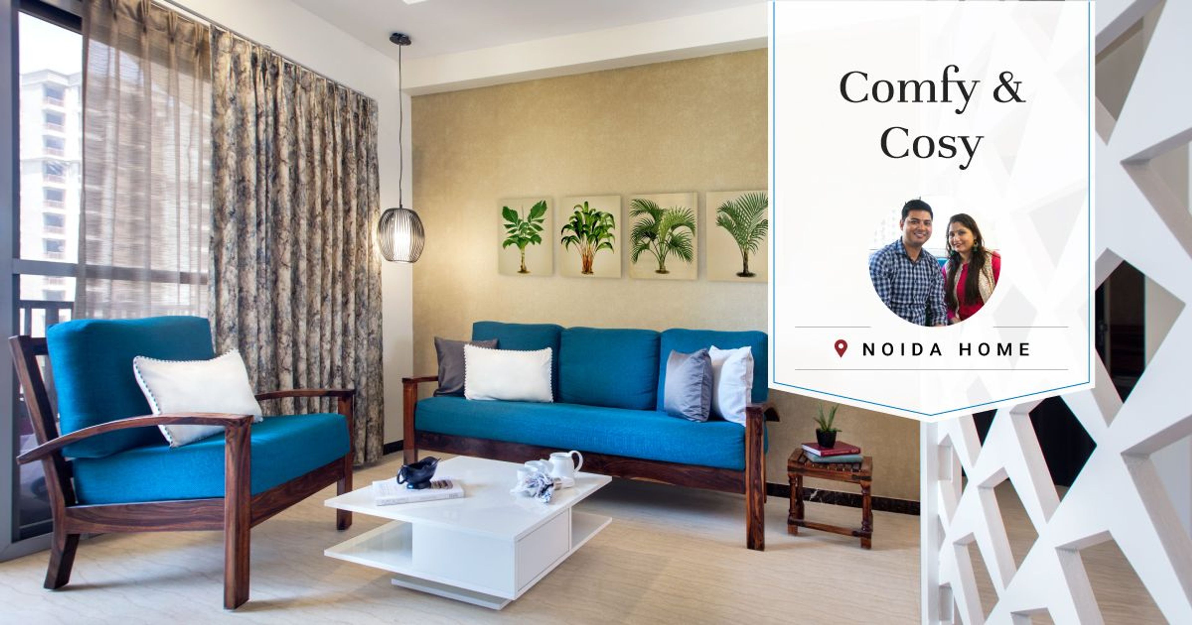 Noida Flat Gets Budget-Friendly Interiors