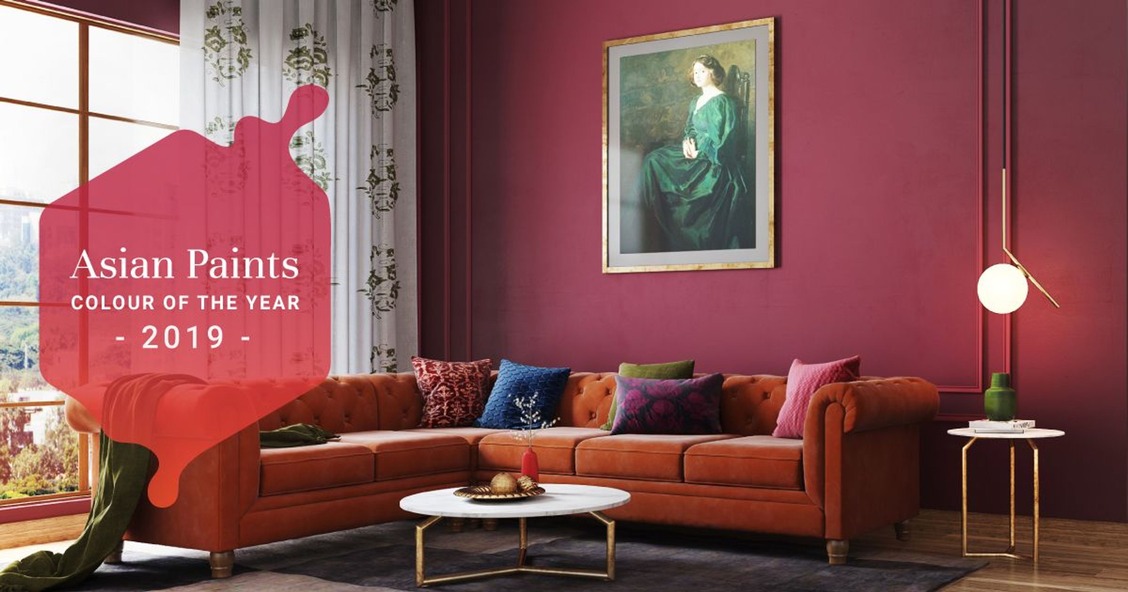 Interiors like Fine Wine with 2019’s Hottest Colour