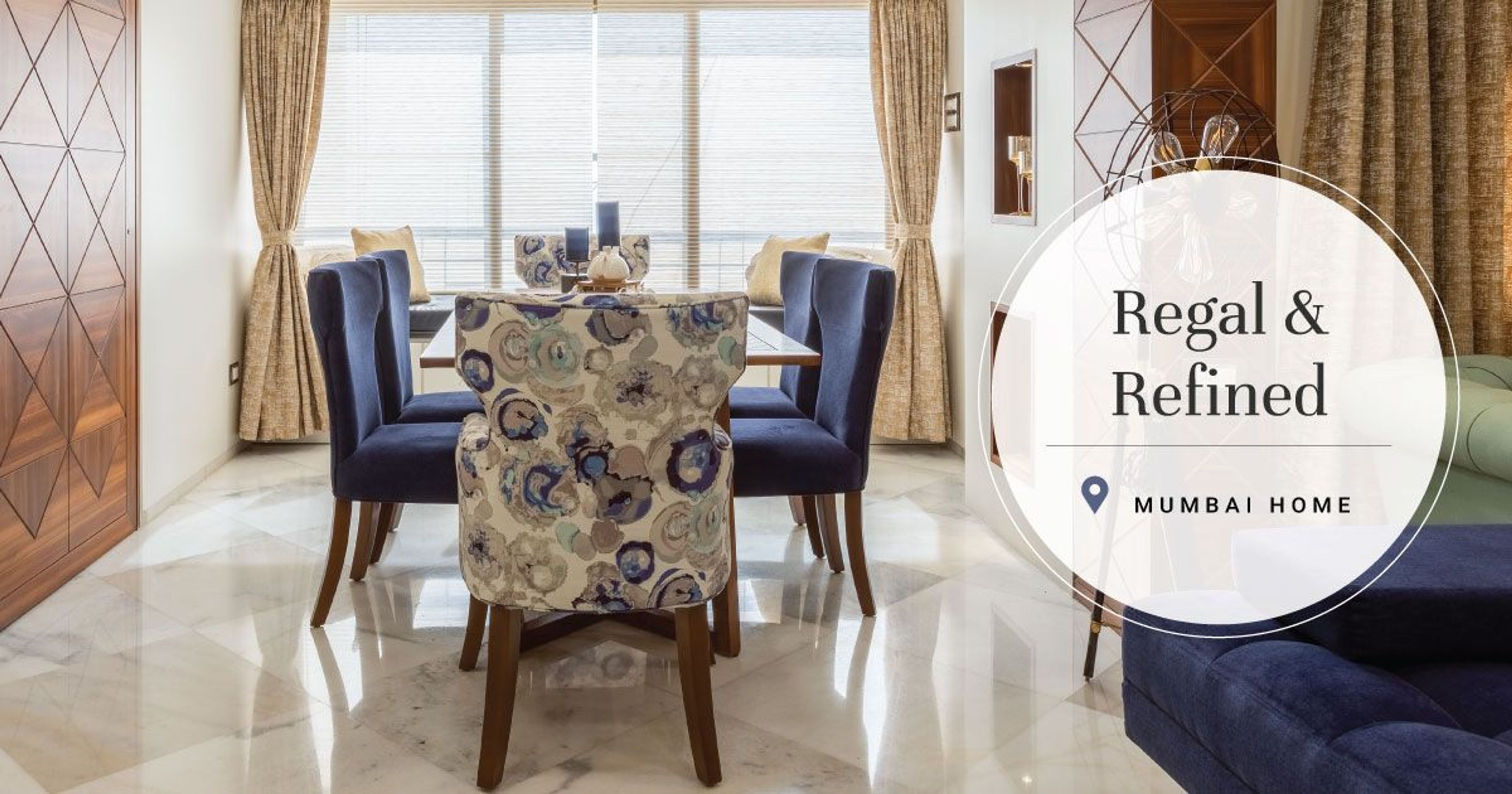 2BHK Design for Those Who Love Glam