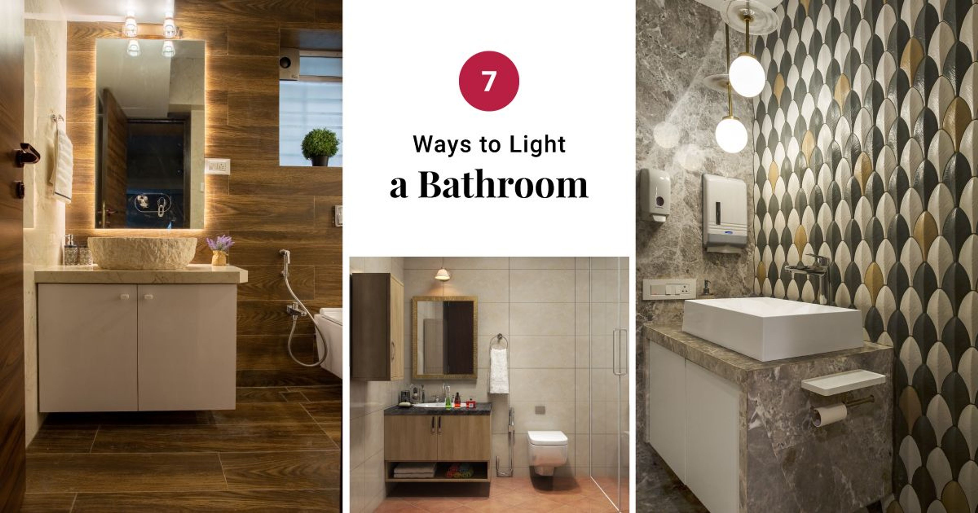 Creative Bathroom Lighting Ideas