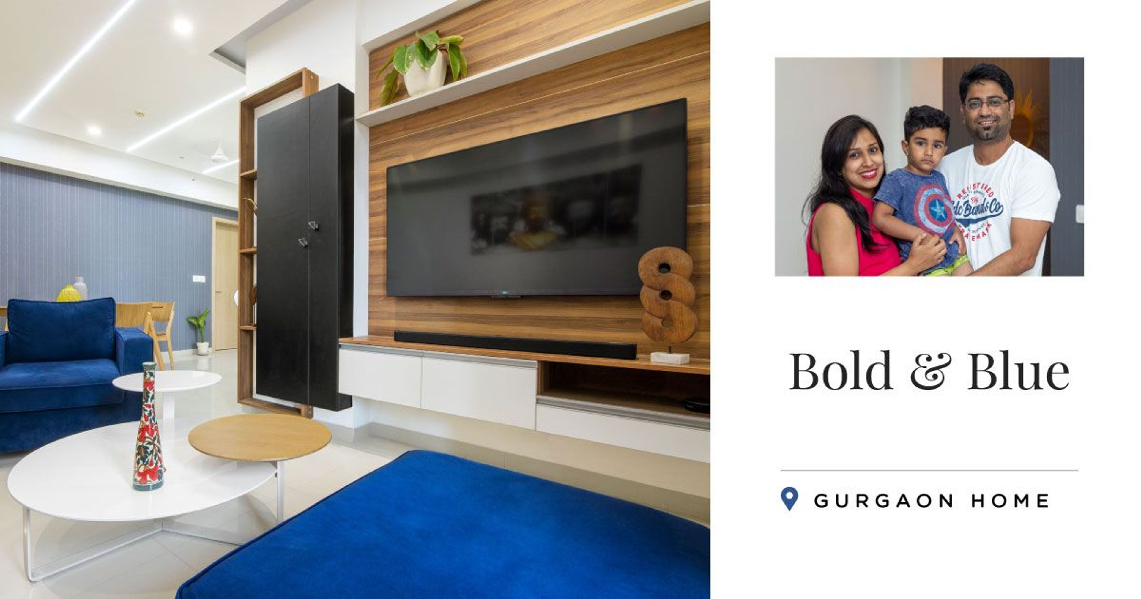 This Cool 3BHK has a Riot of Textures