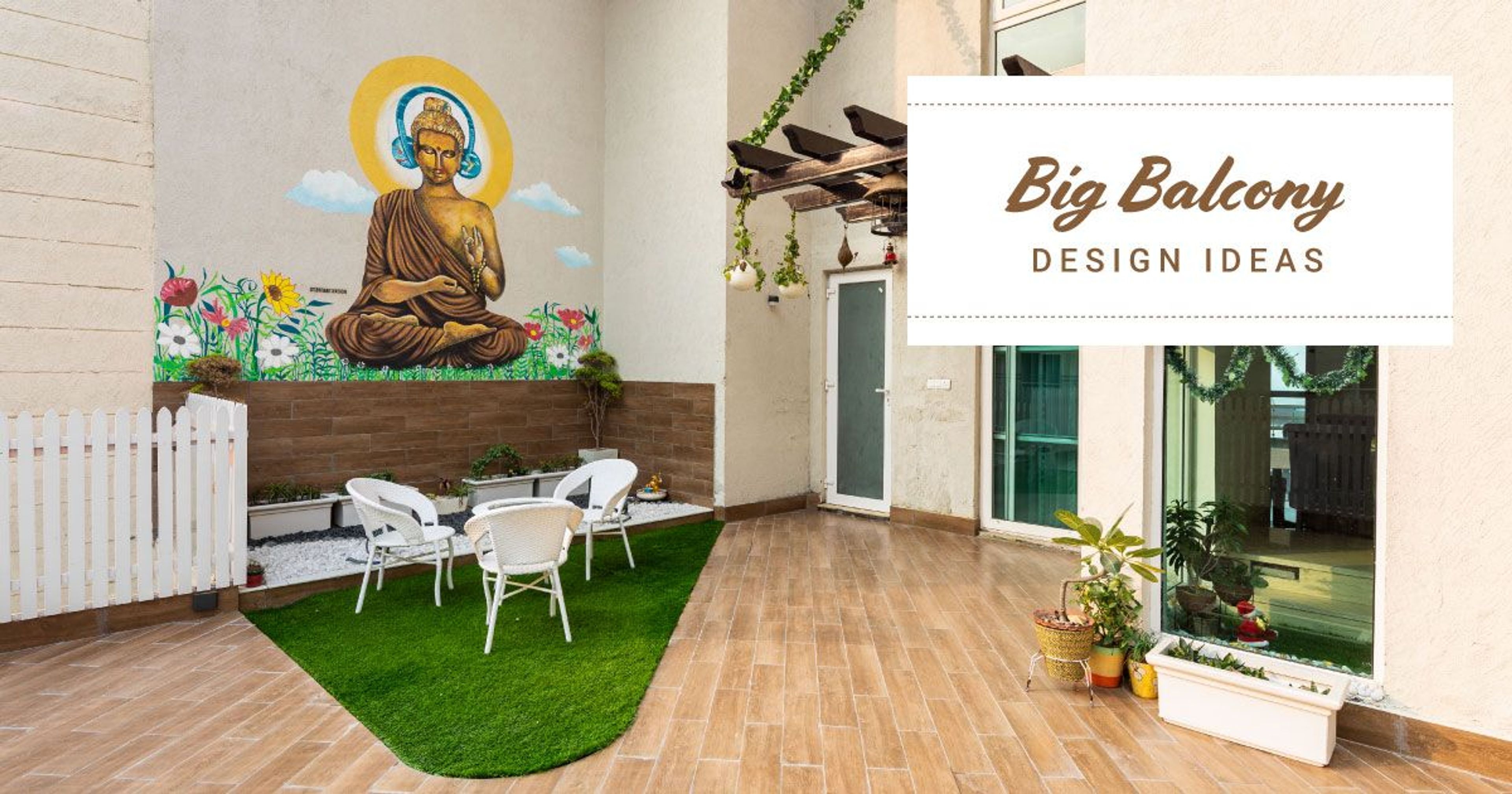 7 Useful Ways to Style a Big Balcony