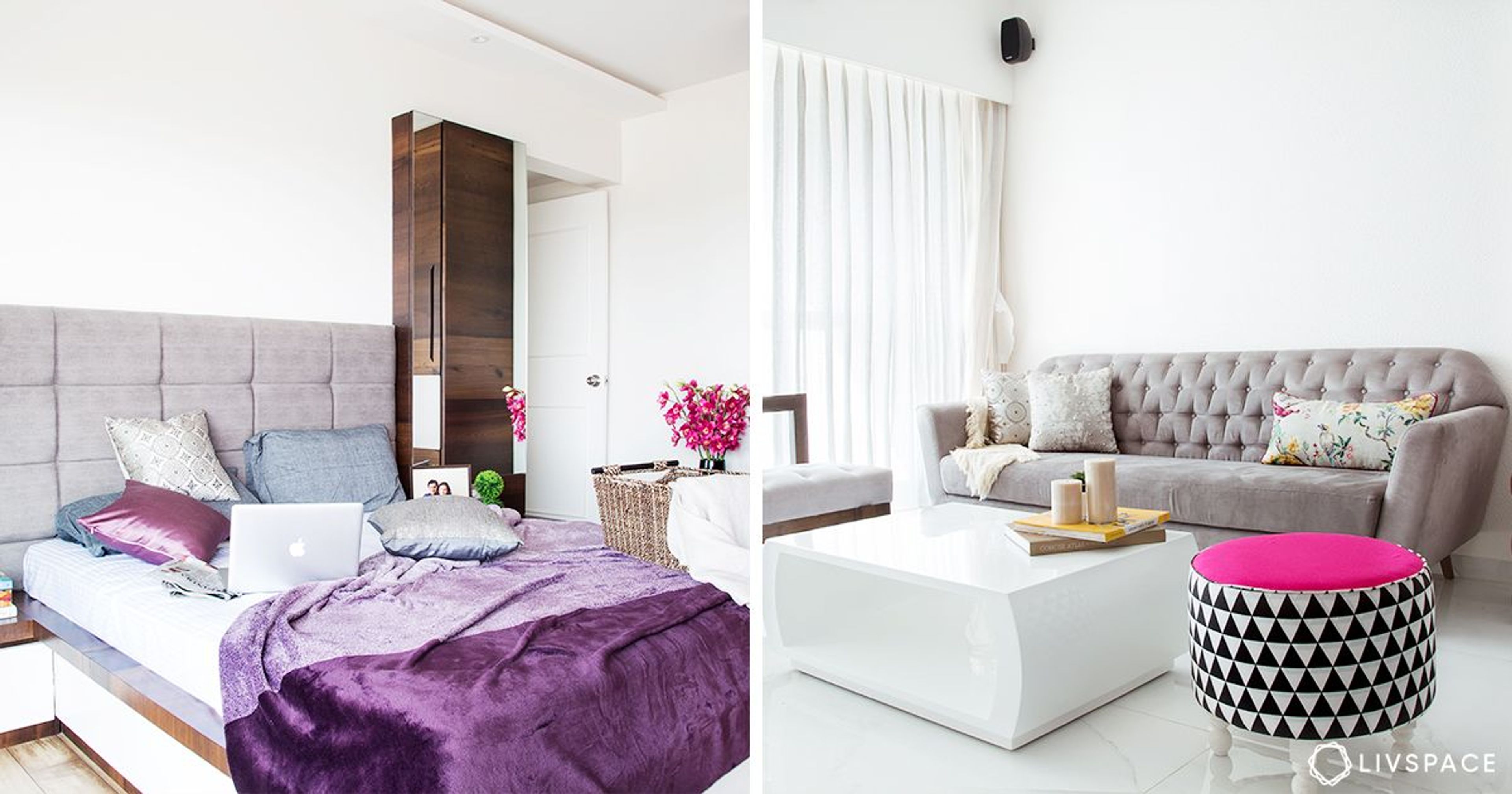 The Rawals Mix Urbane Hues in Their 2BHK at Spring Groves, Mumbai