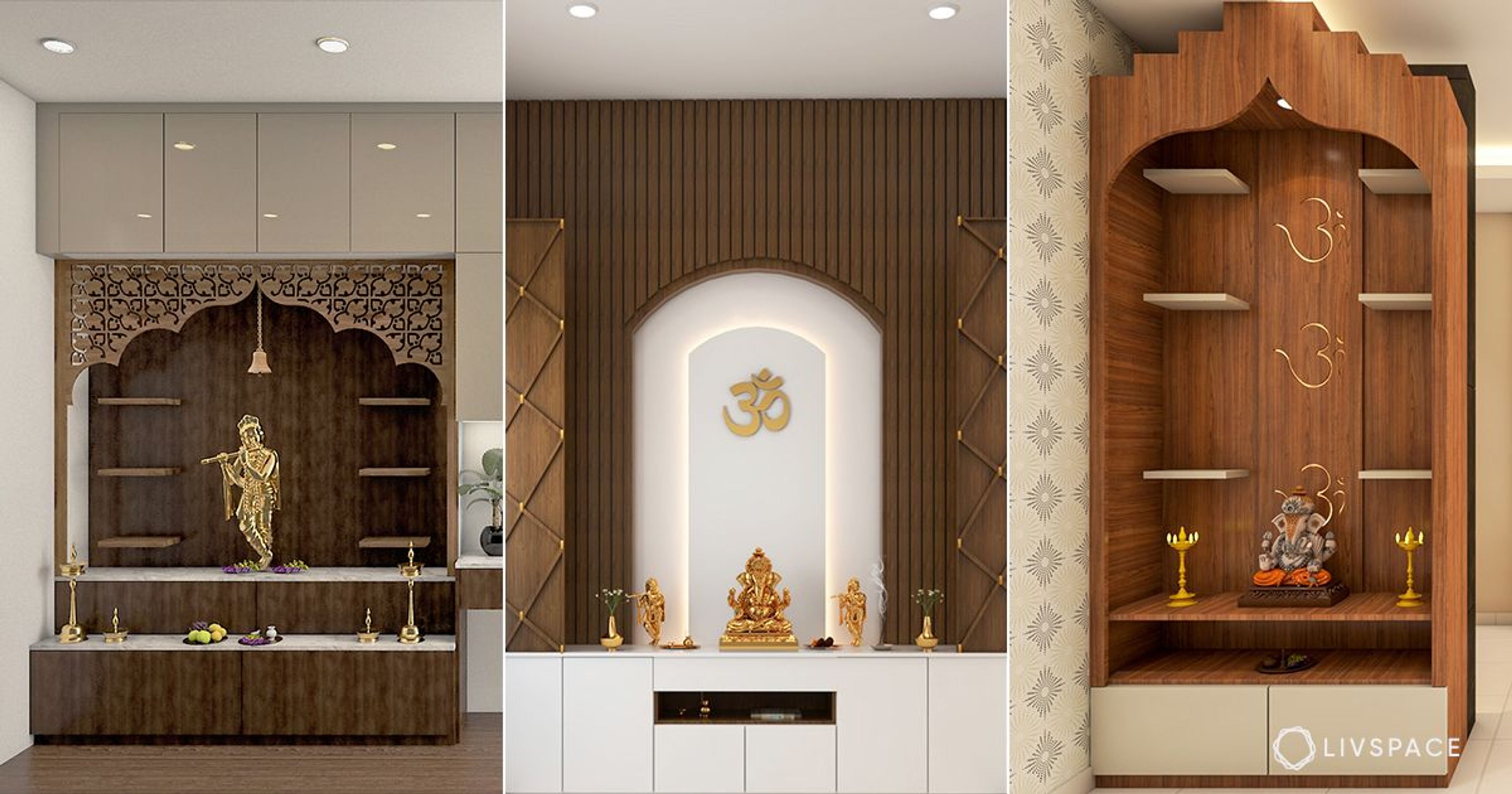 4 Charming Wooden Pooja Room Designs You’ll Love to Have in Your Home