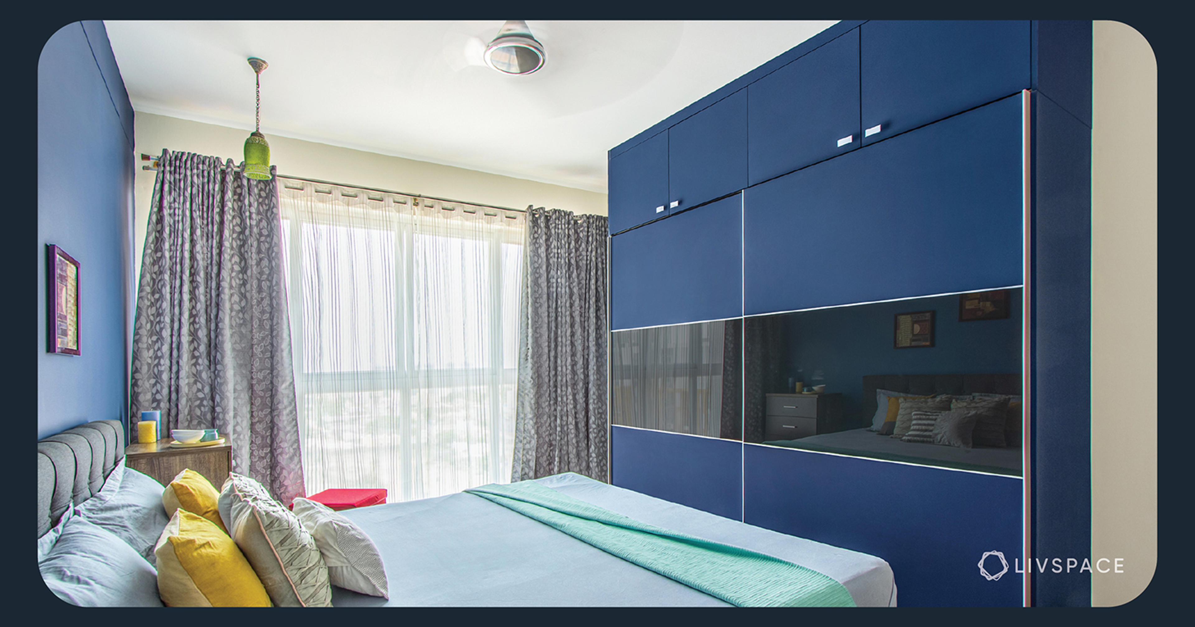 wardrobe design - blue