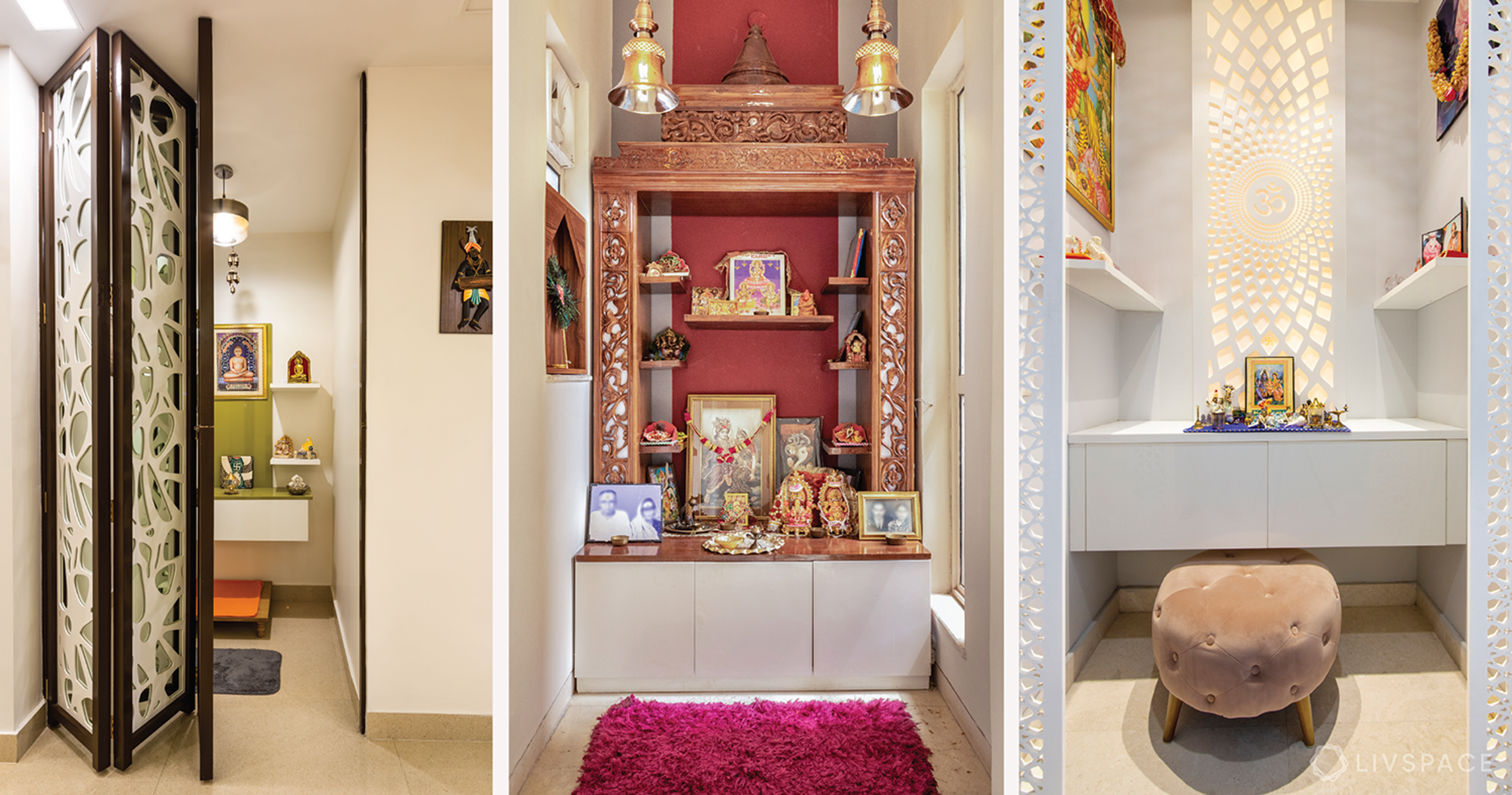 8 Modern Pooja Room Designs That Can Fit Into Any Nook and Cranny