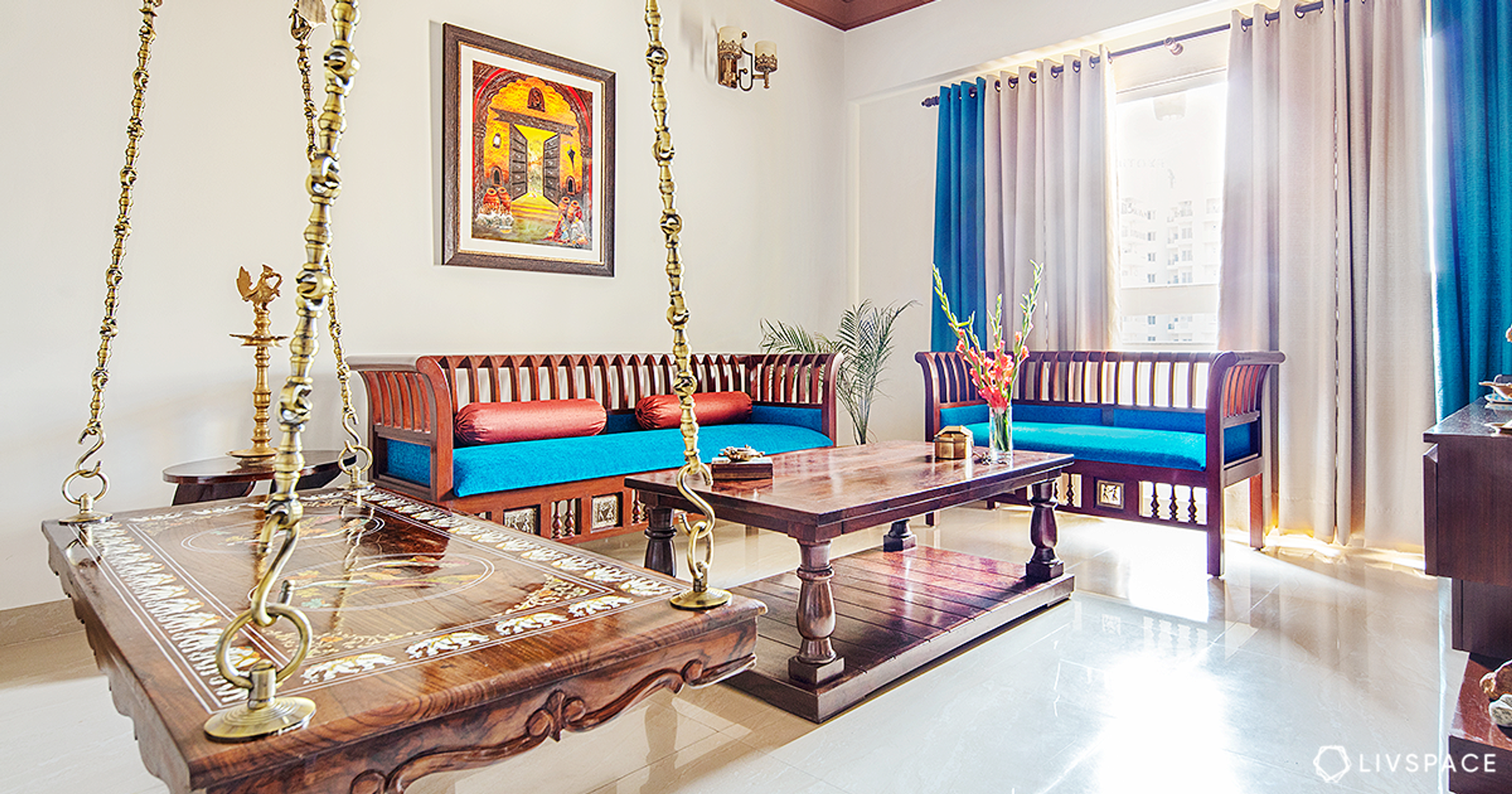 This 3BHK in Noida is a Love Story of Kerala & Kolkata’s Merging Design