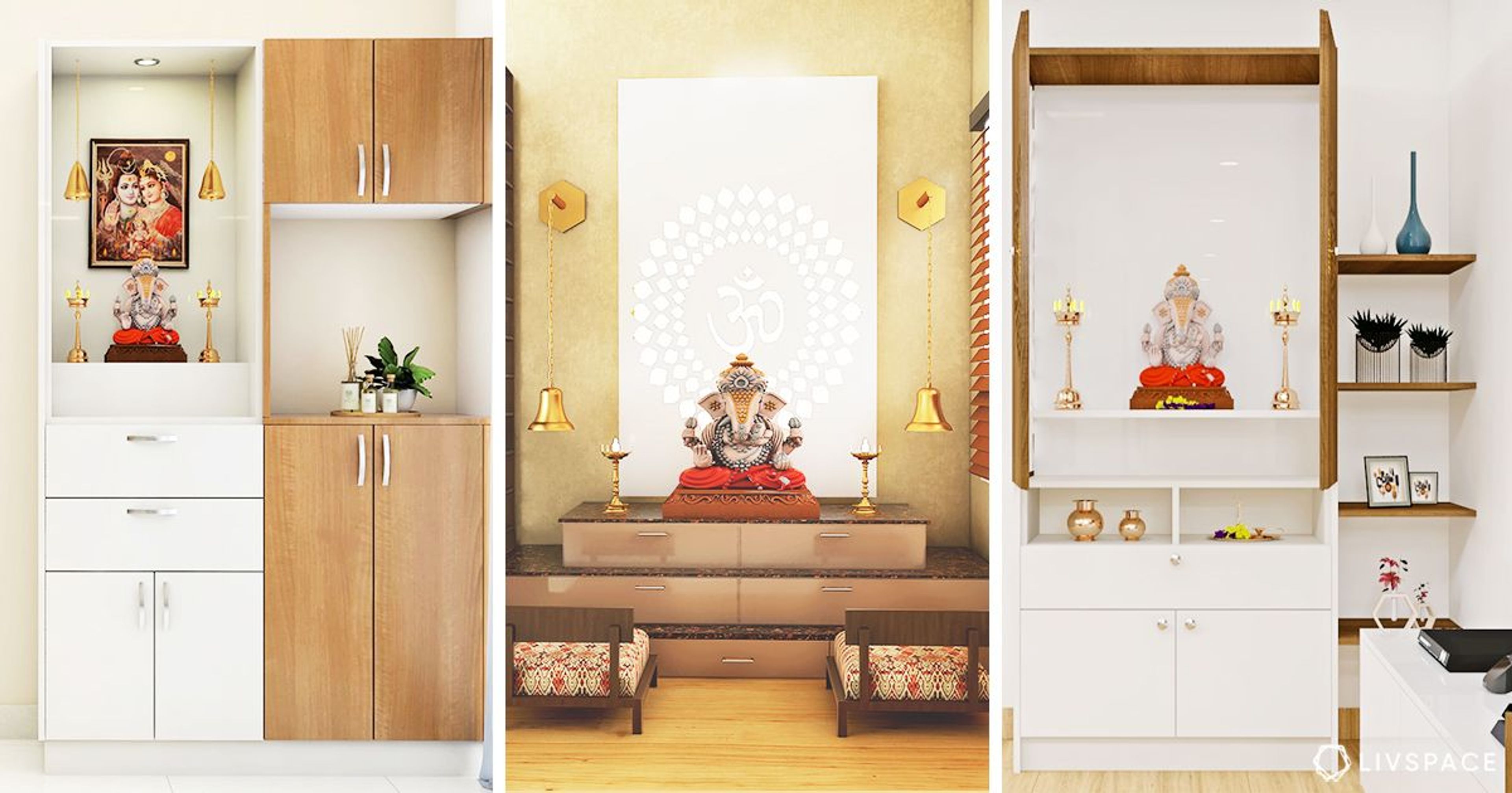 5 Smart Pooja Rooms That Pack Storage Into Compact Spaces