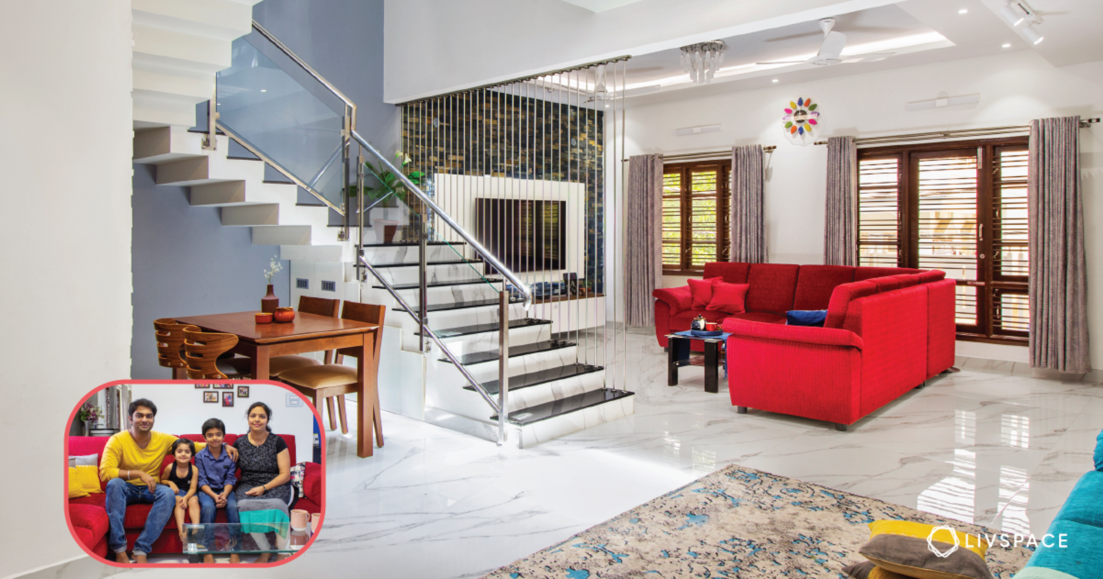 Check Out the Amazing Home Interior Design for This 4BHK Duplex in Bangalore