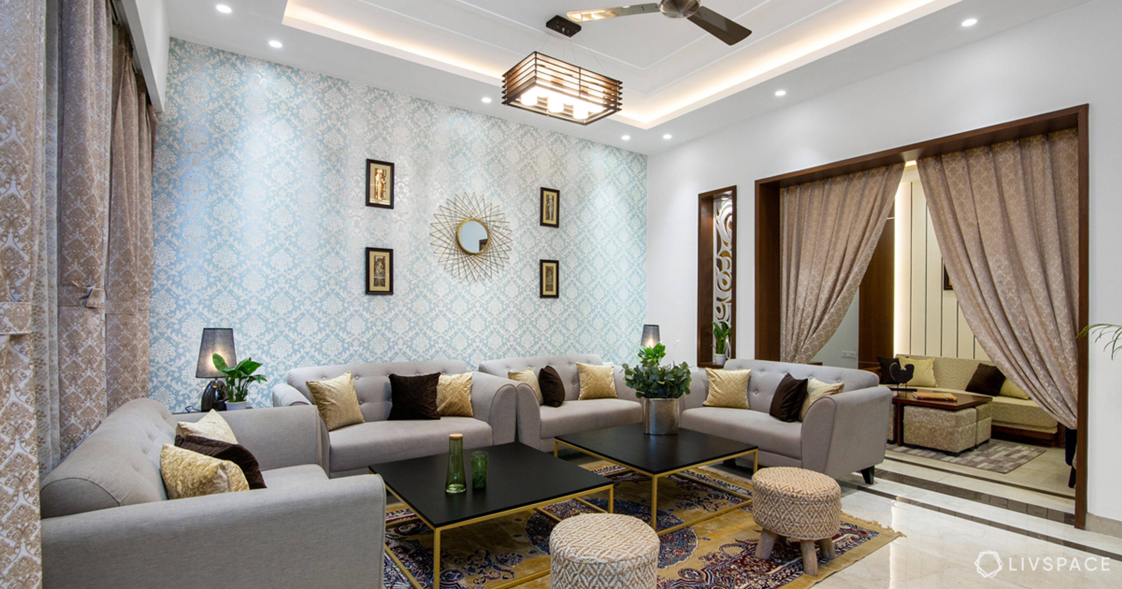 Two Living Rooms, Two Styles